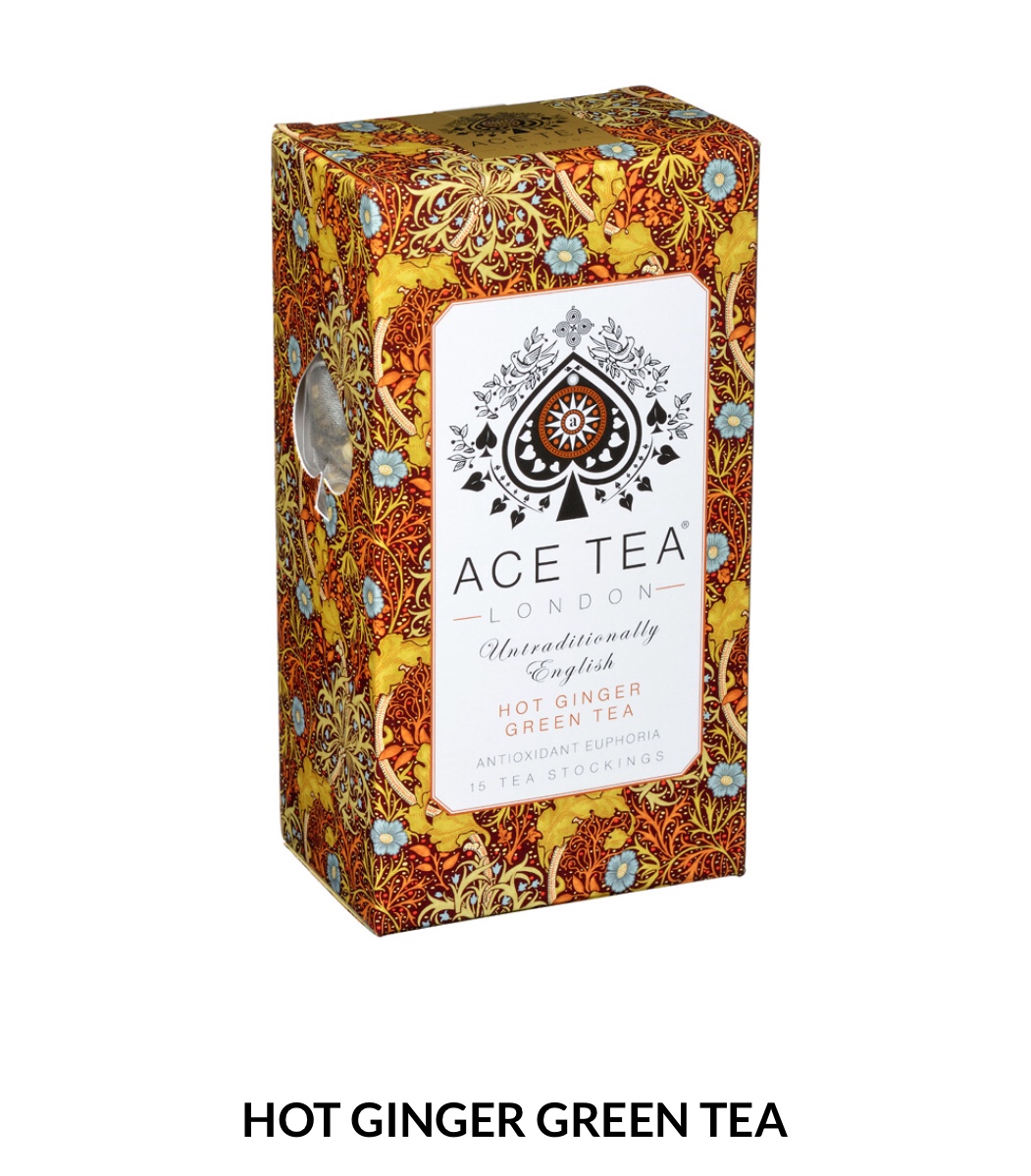 A fiery, ginger green tea that has a punch. Full-bodied and deliciously refreshing. 15 Tea Stockings- 37.5g $8