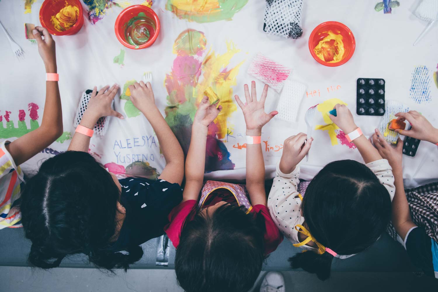 Art workshop conducted by the staff of Playeum Children's Centre for Creativity at Gillman Barracks.