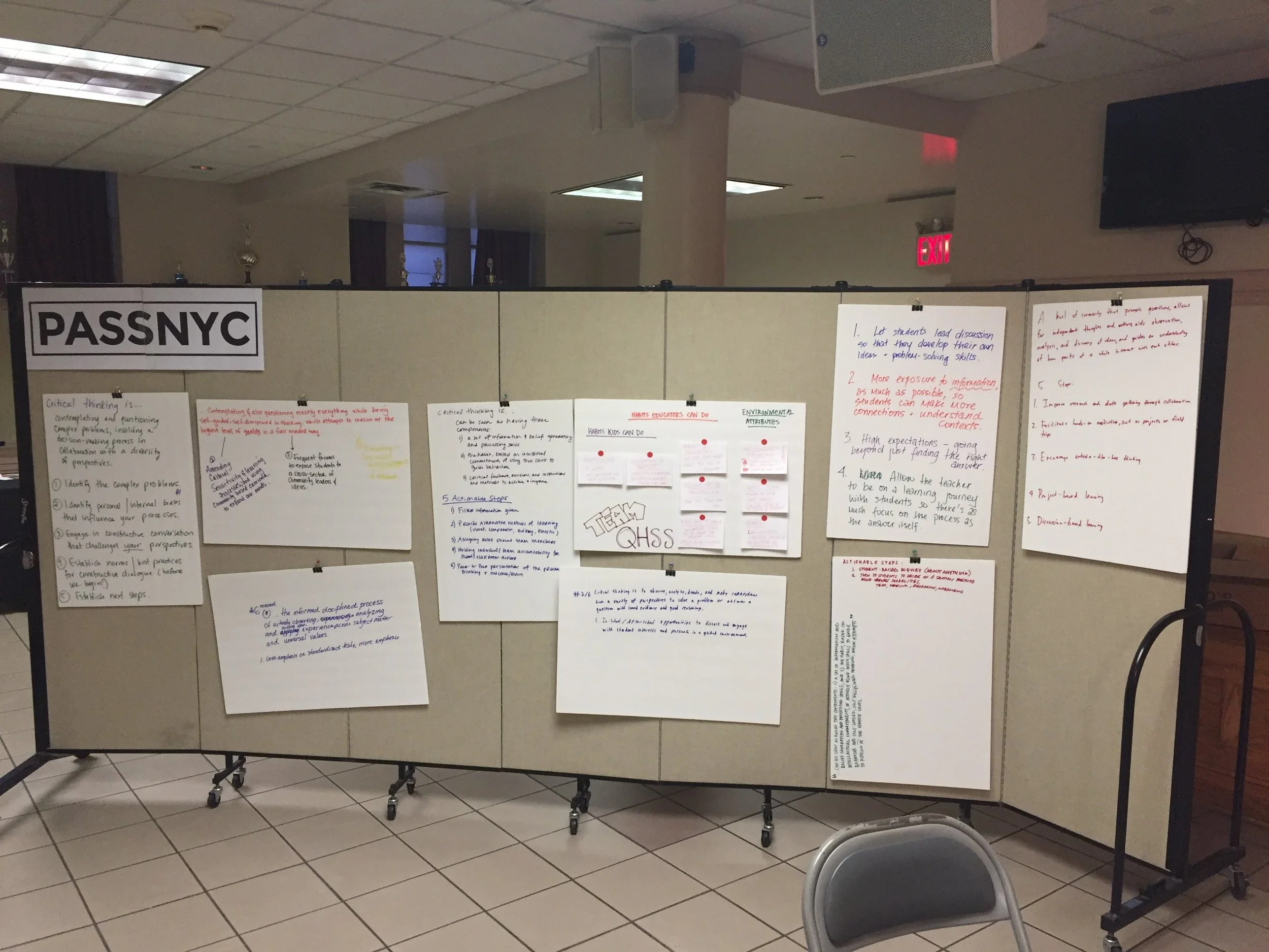 results of Thinking Critically about Critical Thinking activity 