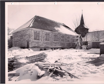 Construction of the parish hall
