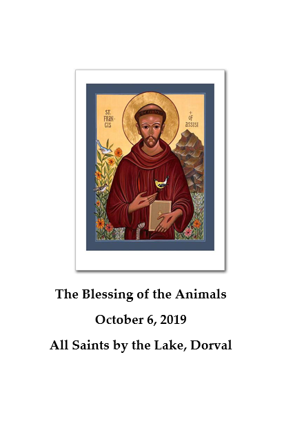   Service liturgy here  