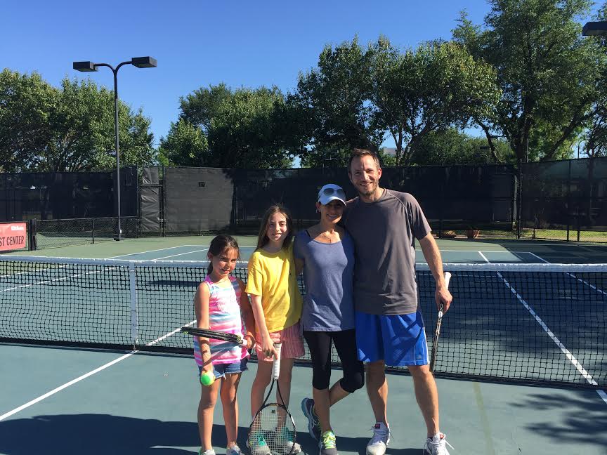 Family fun with my wife and two daughters - getting in some exercise and enjoying some active time.