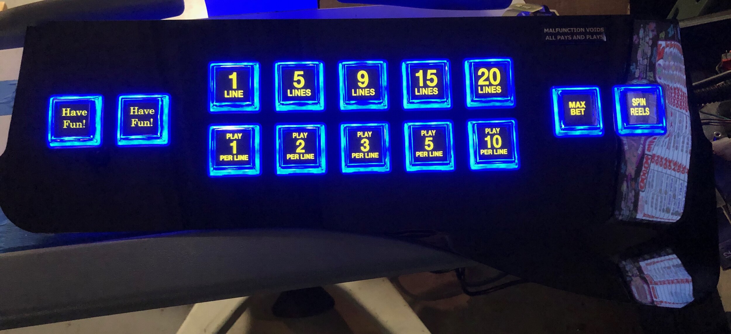 IGT Edge Lit Buttons