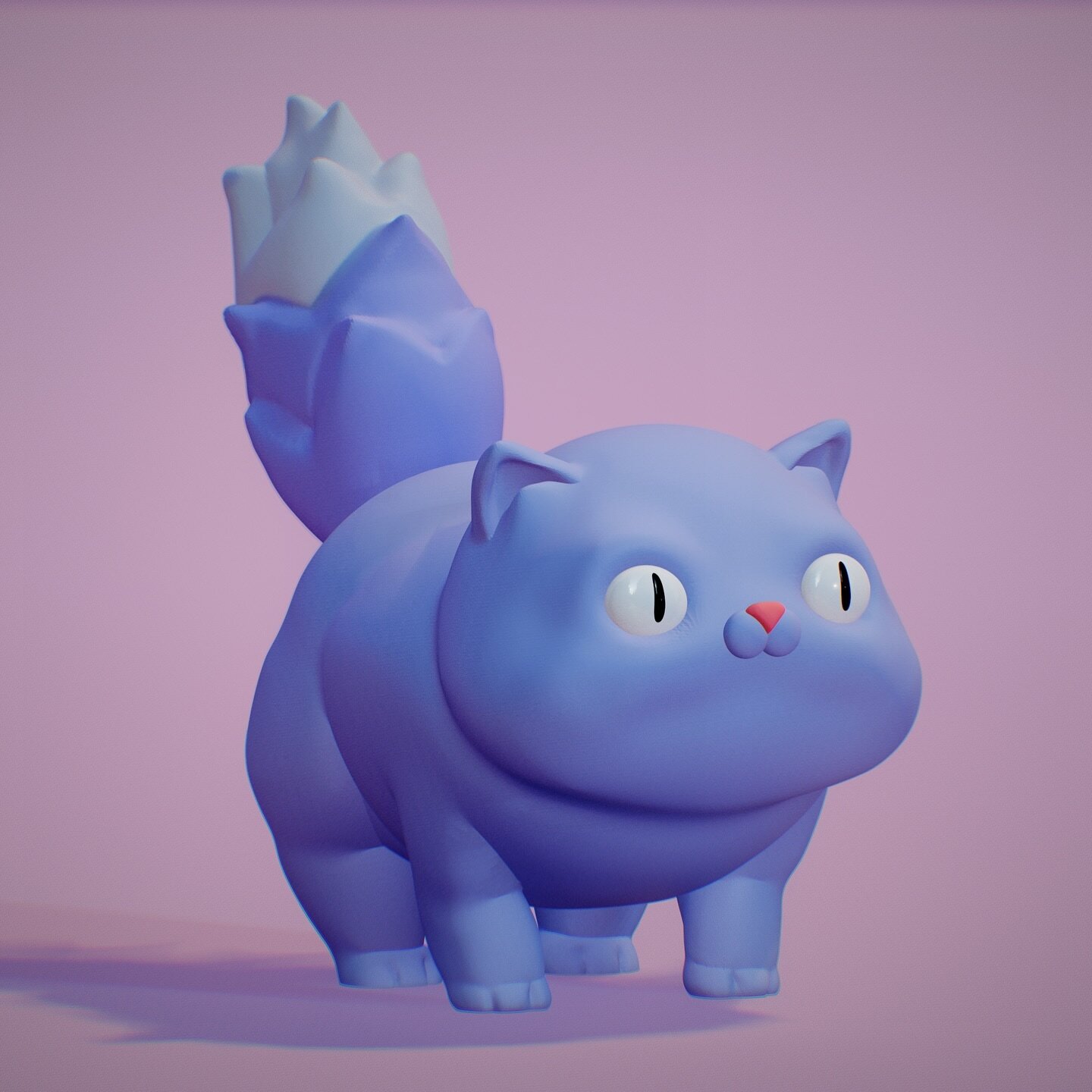 I present to you, a baby. 

#cat #3dmodeling