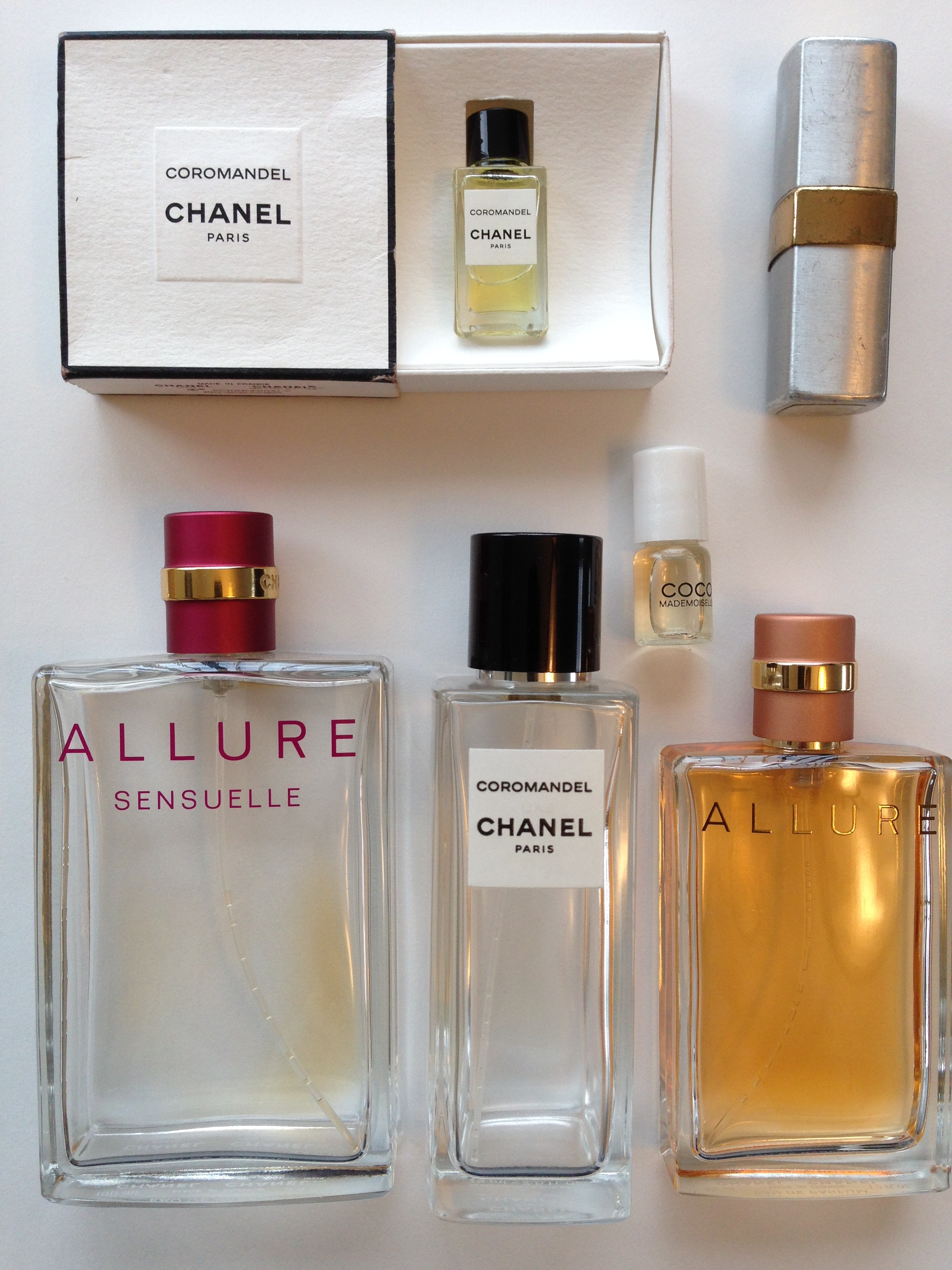 Some gone, but not forgotten - my love affair with Chanel perfumes continues. Photo credit: Heather Phillips