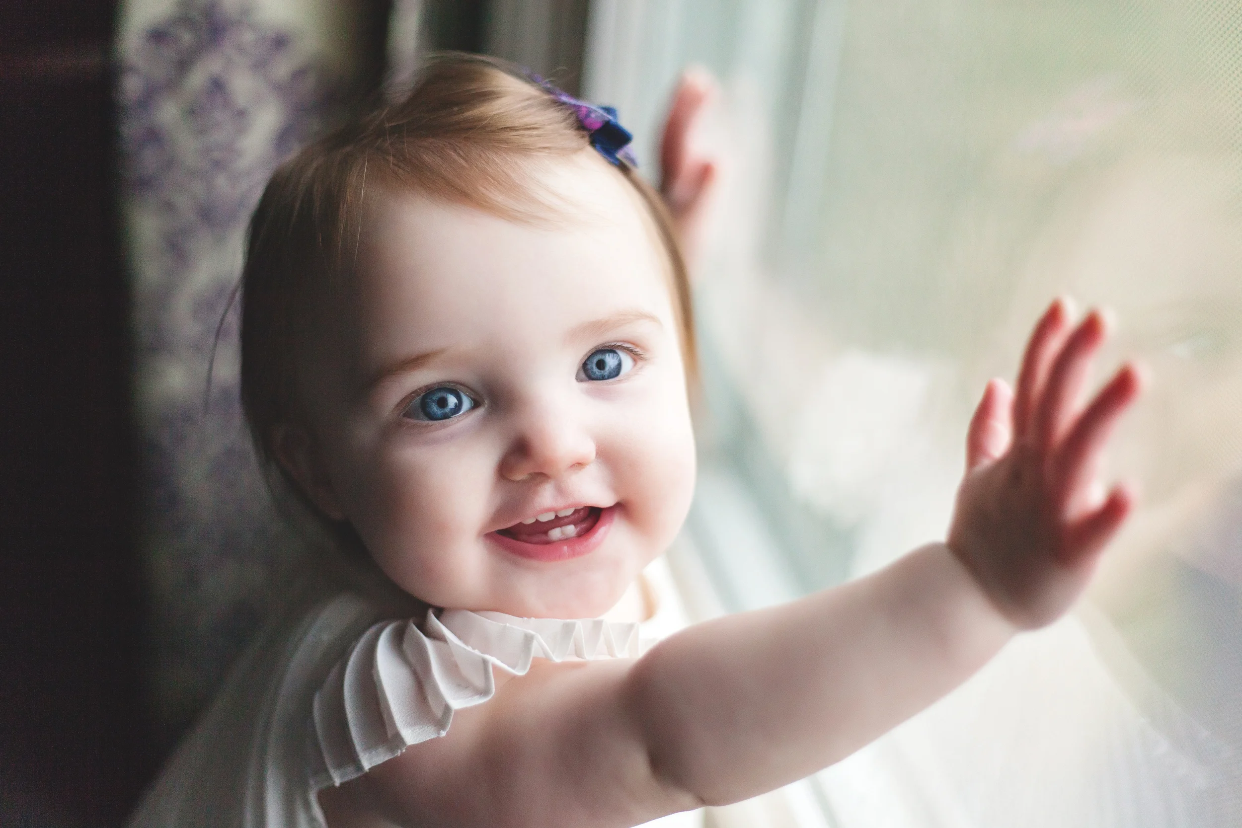 Allie's First Birthday Portraits at Home