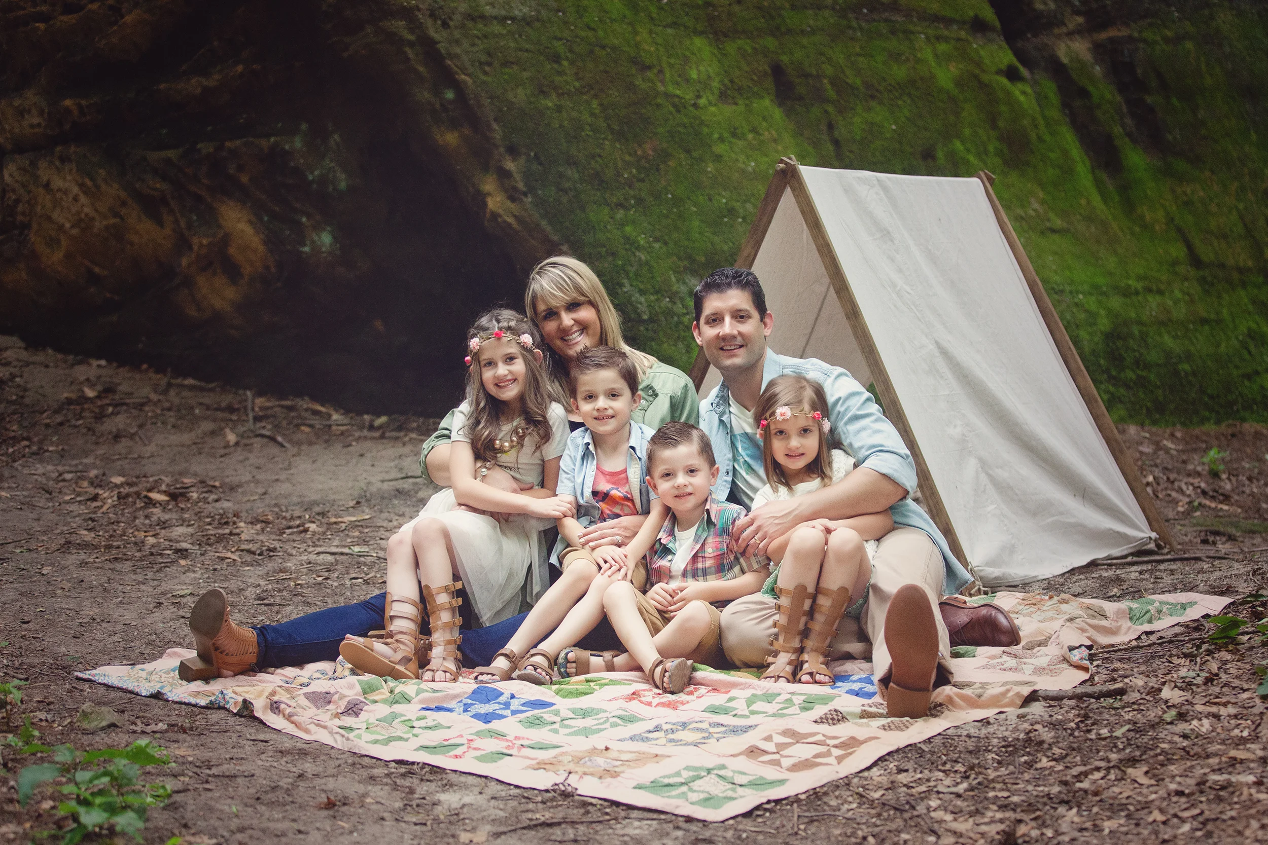 Sneak peek! Woodland Family Portrait Session