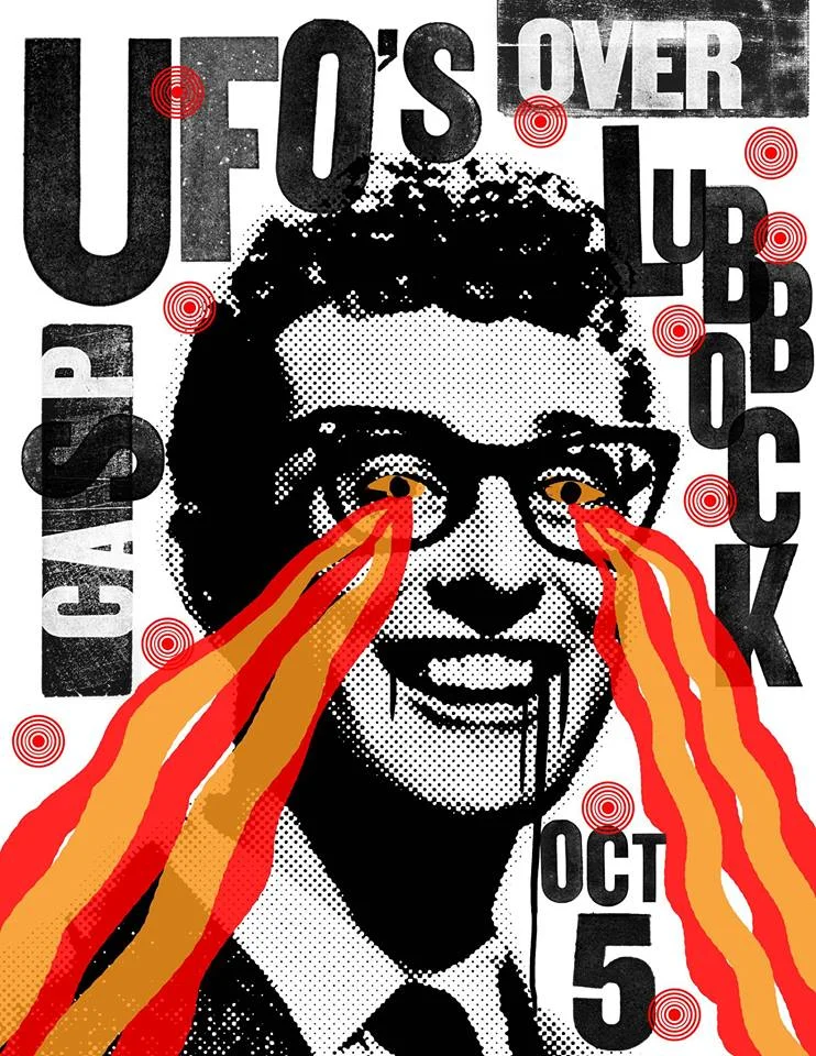 [invited artist] UFOS OVER LUBBOCK: InkSlinger Printmaking Showcase