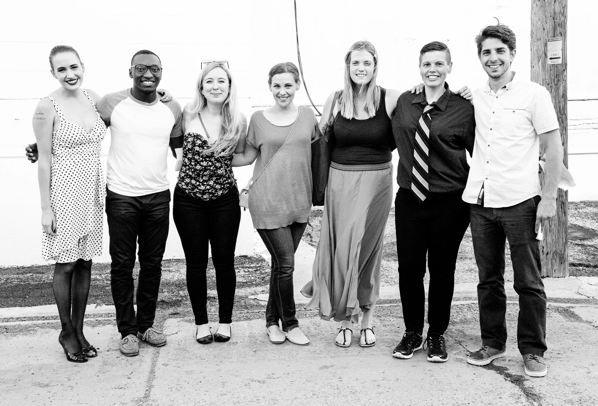 artist &amp; readers of the event; photography by VMBEE