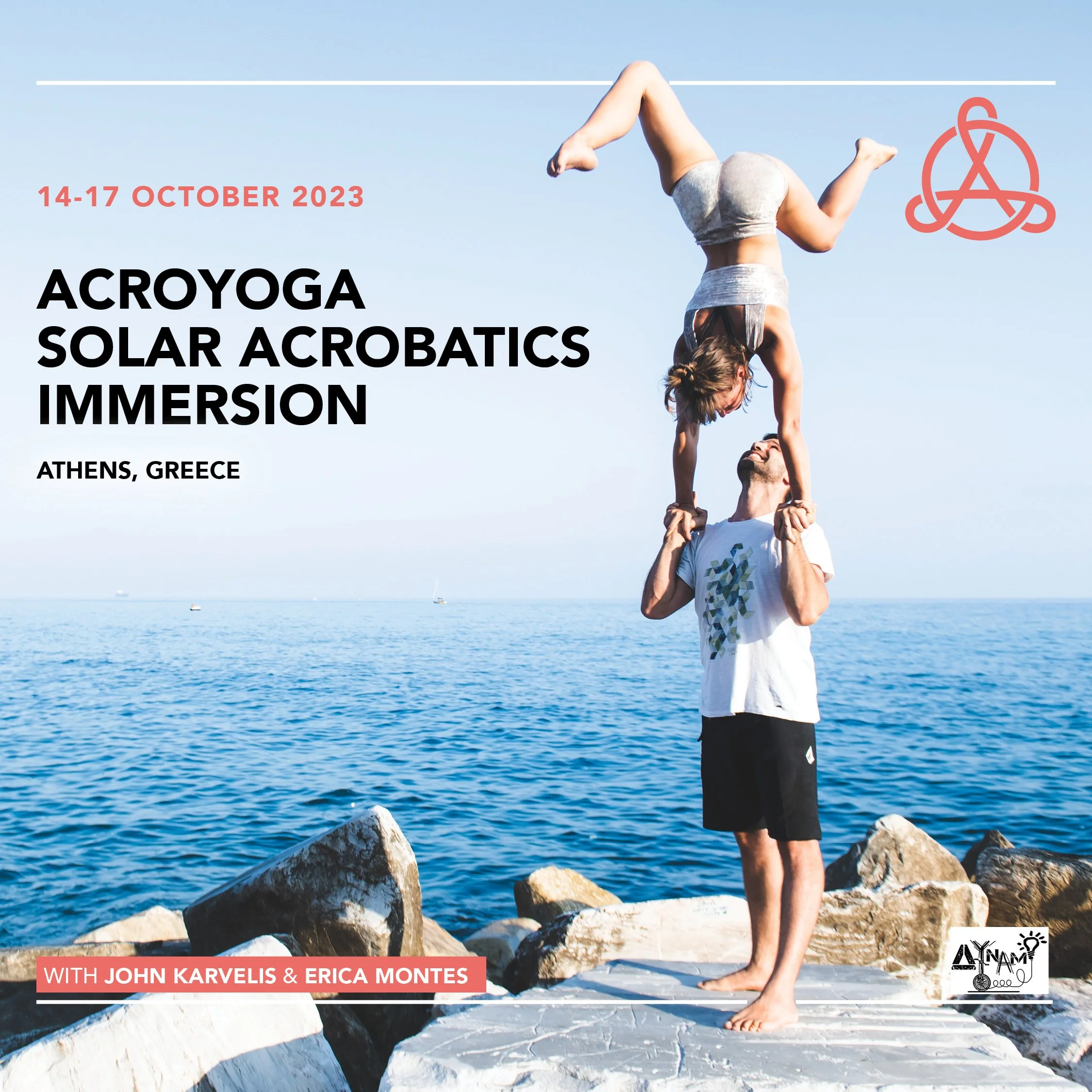 Athens AcroYoga Solar Immersion with Erica &amp; John 