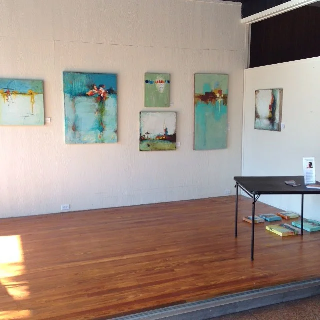 Installing for "Canvassing the Deep" -- my July exhibit at the @brunswickstewdio. Opening tomorrow night: come say hey! #MTArt