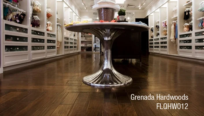 Grenada Hardwoods, (formerly ASI Hardwood Flooring III), is inspired by the spice Hardwoods collection, islands where natural to shaded colorations of engineered flooring are made from timber harvested from sustainable US forests. With two surface options, Smooth and Textured, an aesthetic, durable and eco-responsible flooring is produced, made in the USA. Low-emitting finishes eliminate the use of VOC’s, achieving CARB compliance.