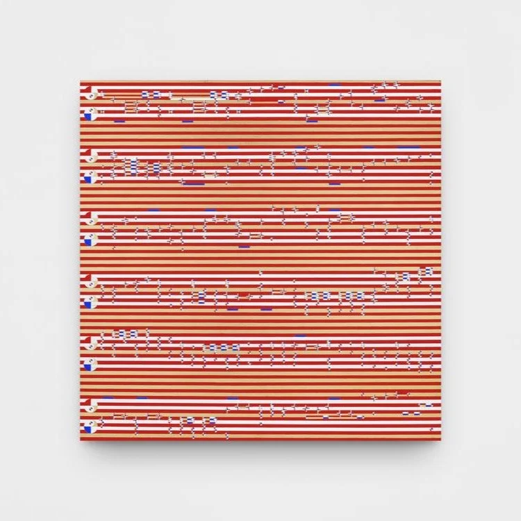 Partituras at Galerie Chantal Krousel is a solo showing of new paintings and works on paper by Gabriel Orozco inspired by music. The Spanish word for sheet music, &quot;partituras&quot; references Orozco's interest in the visual structures of musical