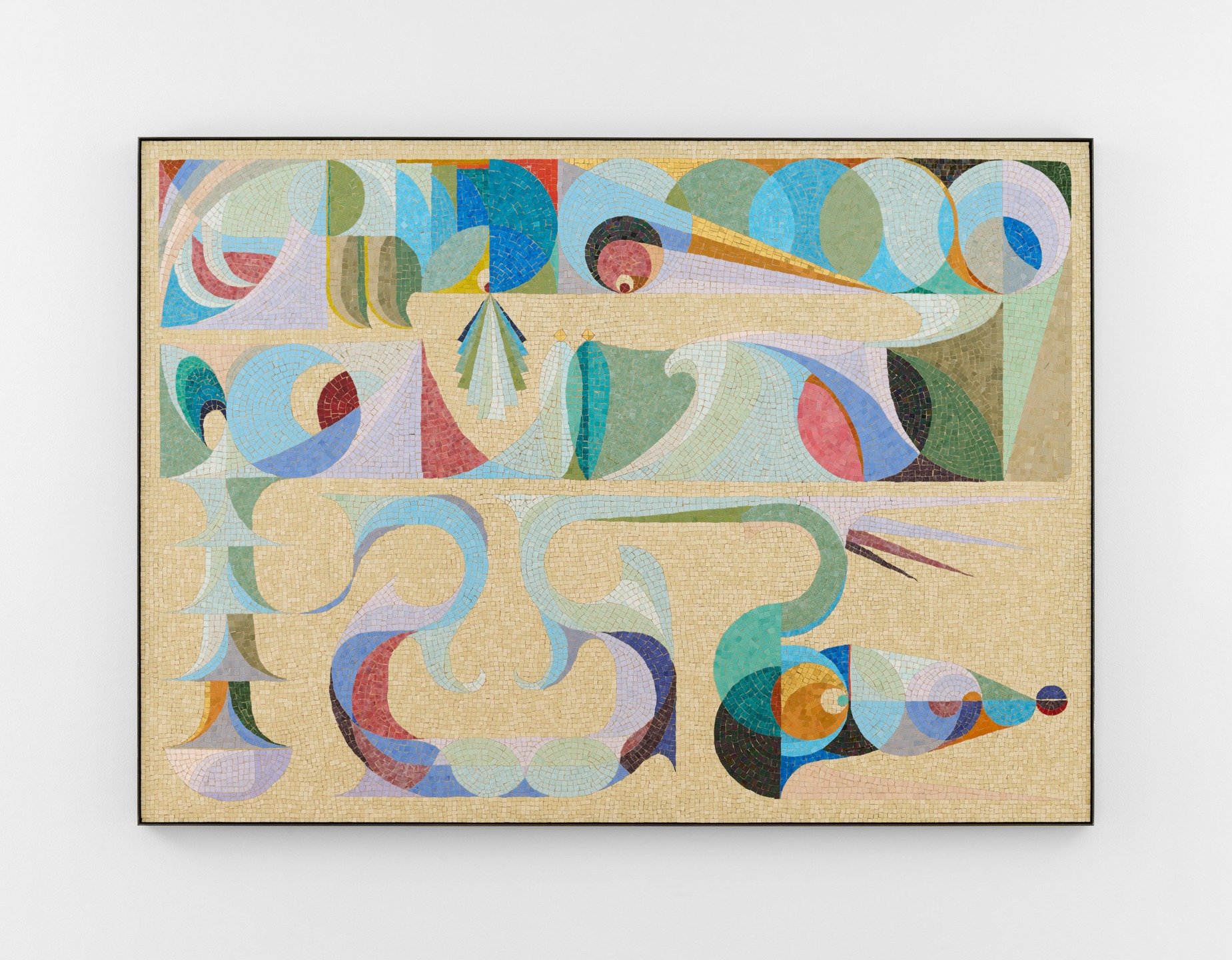 Opening tomorrow, Conversations with Snakes, Birds, and Stars debuts new paintings and mosaics by Eamon Ore-Giron at James Cohan in Tribeca. Ore-Giron is keenly interested in transculturation: the process through which cultural products and ideas ass