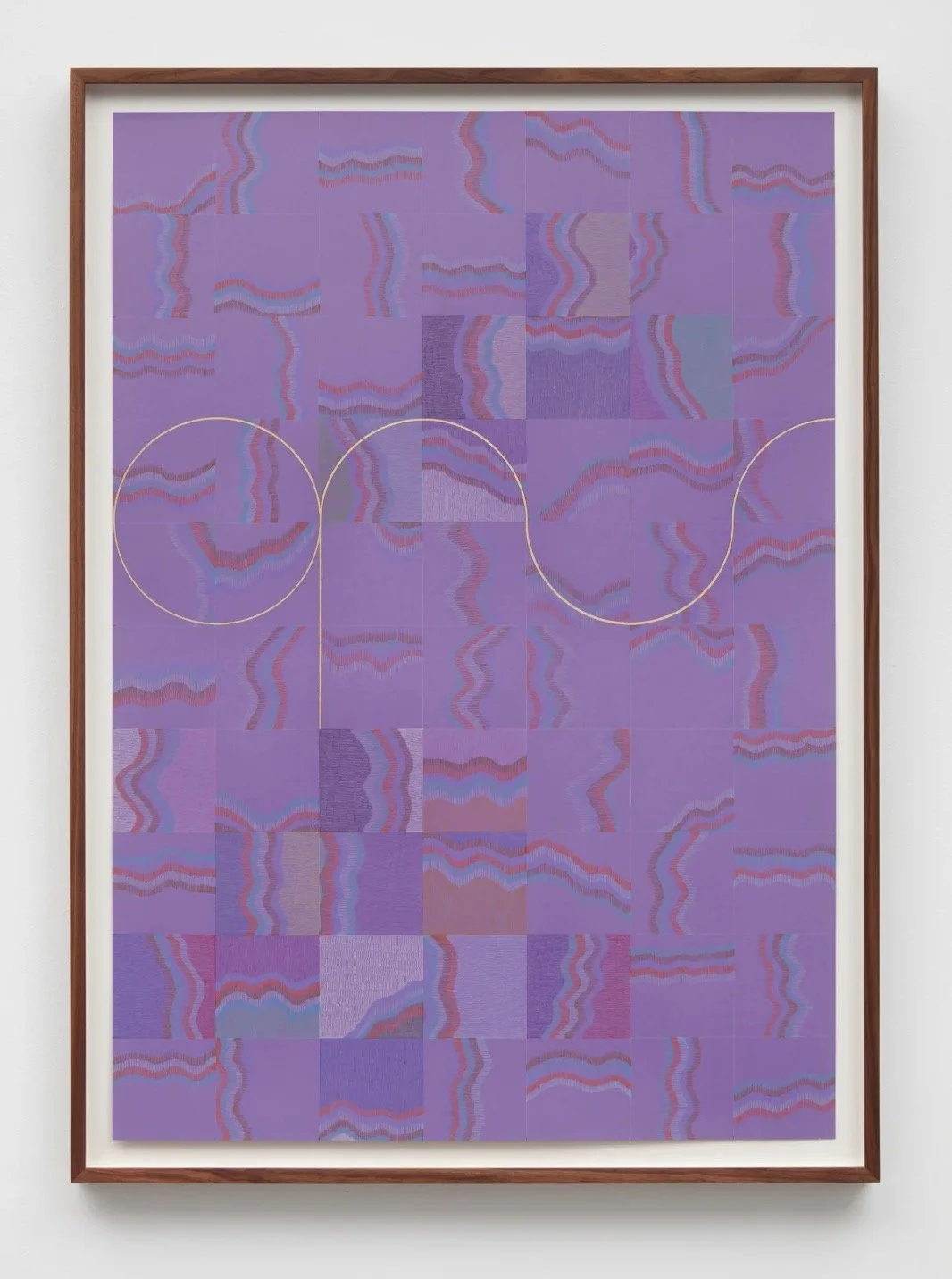 Drawings, ceramics, and tapestries by Claudia Wieser are showing in A Personal Unit at Marianne Boesky Gallery in New York until late December. Employing an array of circles, arcs, triangles and, occasionally, figurative elements, #claudiawieser cons