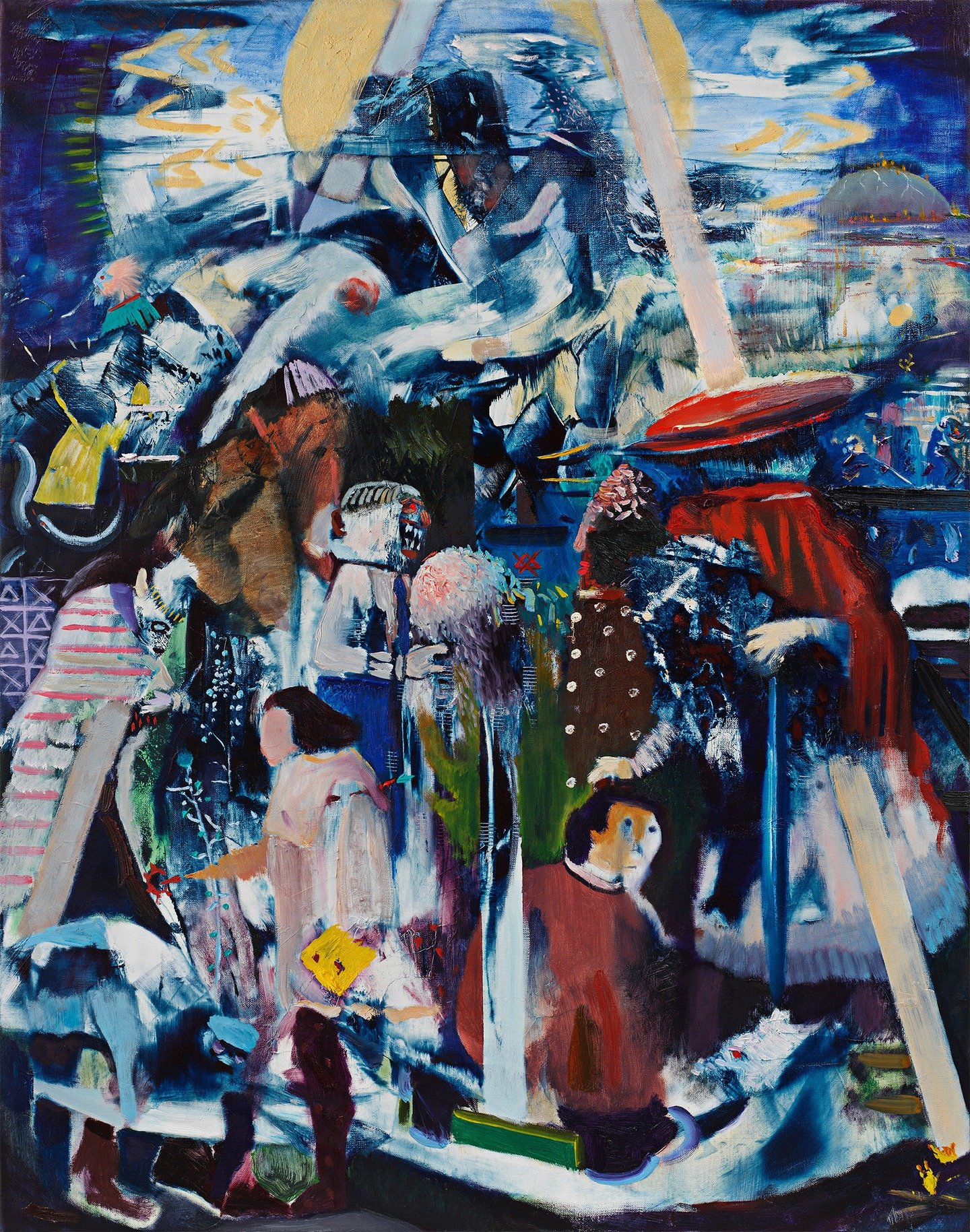 Ali Banisadr: Noble/Savage is the inaugural exhibition at the newly opened Olney Gleason Gallery in Chelsea. The exhibition showcases recent paintings and sculptures by Banisadr that excavate the role that conceptual polarities of nature/culture and 