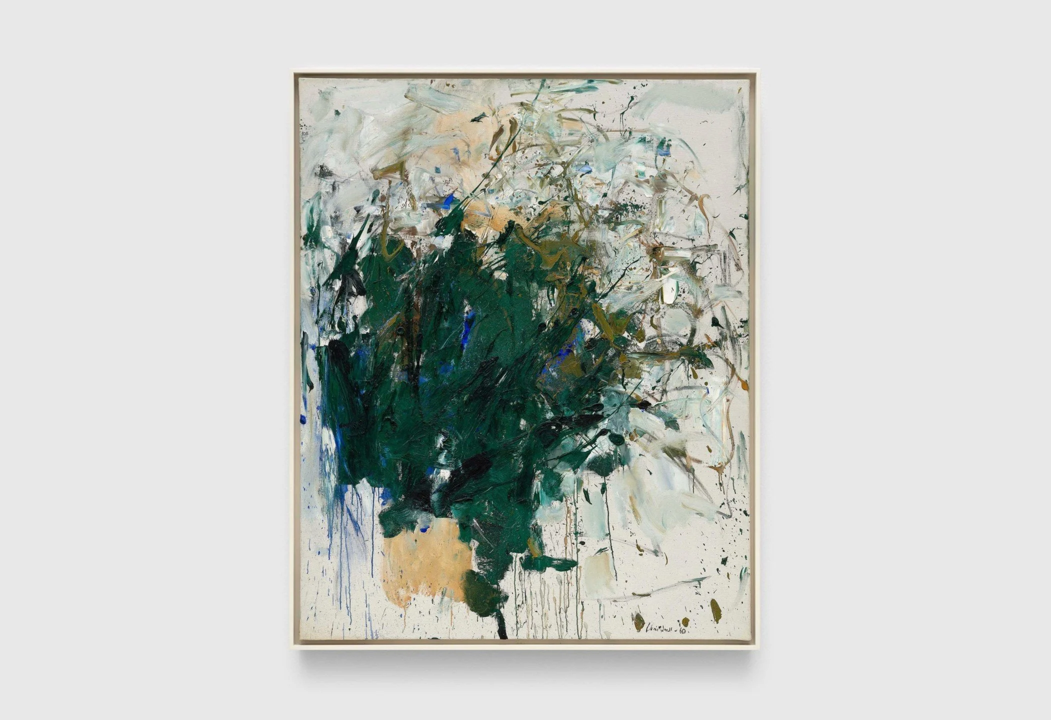 Closing this weekend, to define a feeling: Joan Mitchell 1960-1965 gathers together an impressive selection of abstract expressionist paintings that the artist made while residing in Paris in the early 1960s. The title of the exhibition is drawn from