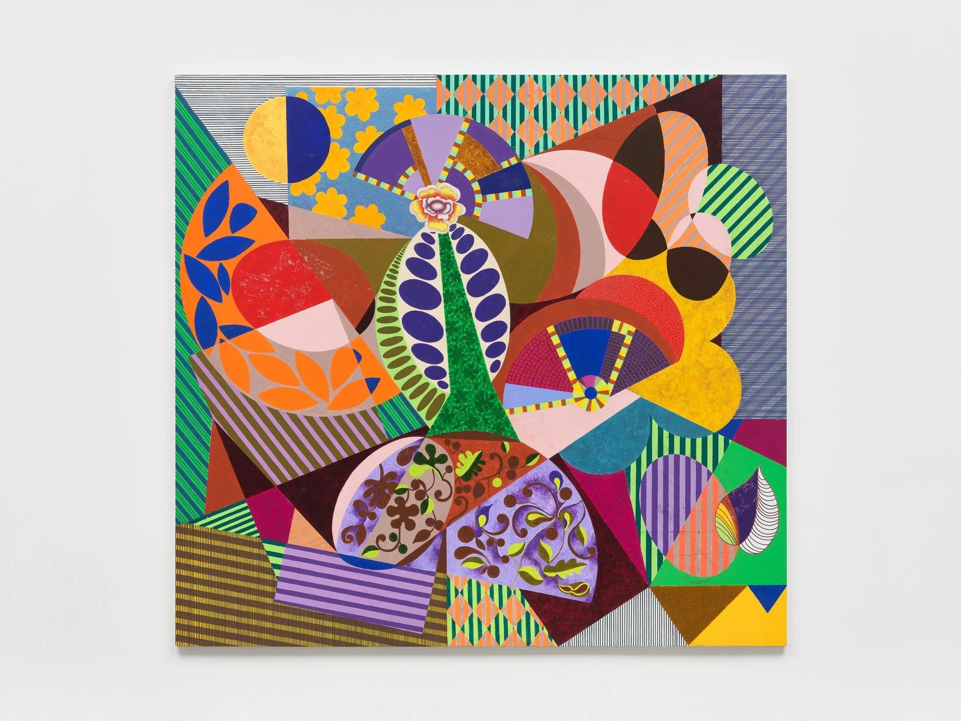 Let's close out 2025 with a closer look at some striking new paintings by Beatriz Milhazes showing at White Cube Mason's Yard to mid-January. Milhazes first emerged as part of the Brazilian art movement Gera&ccedil;&atilde;o 80 that embraced expressi