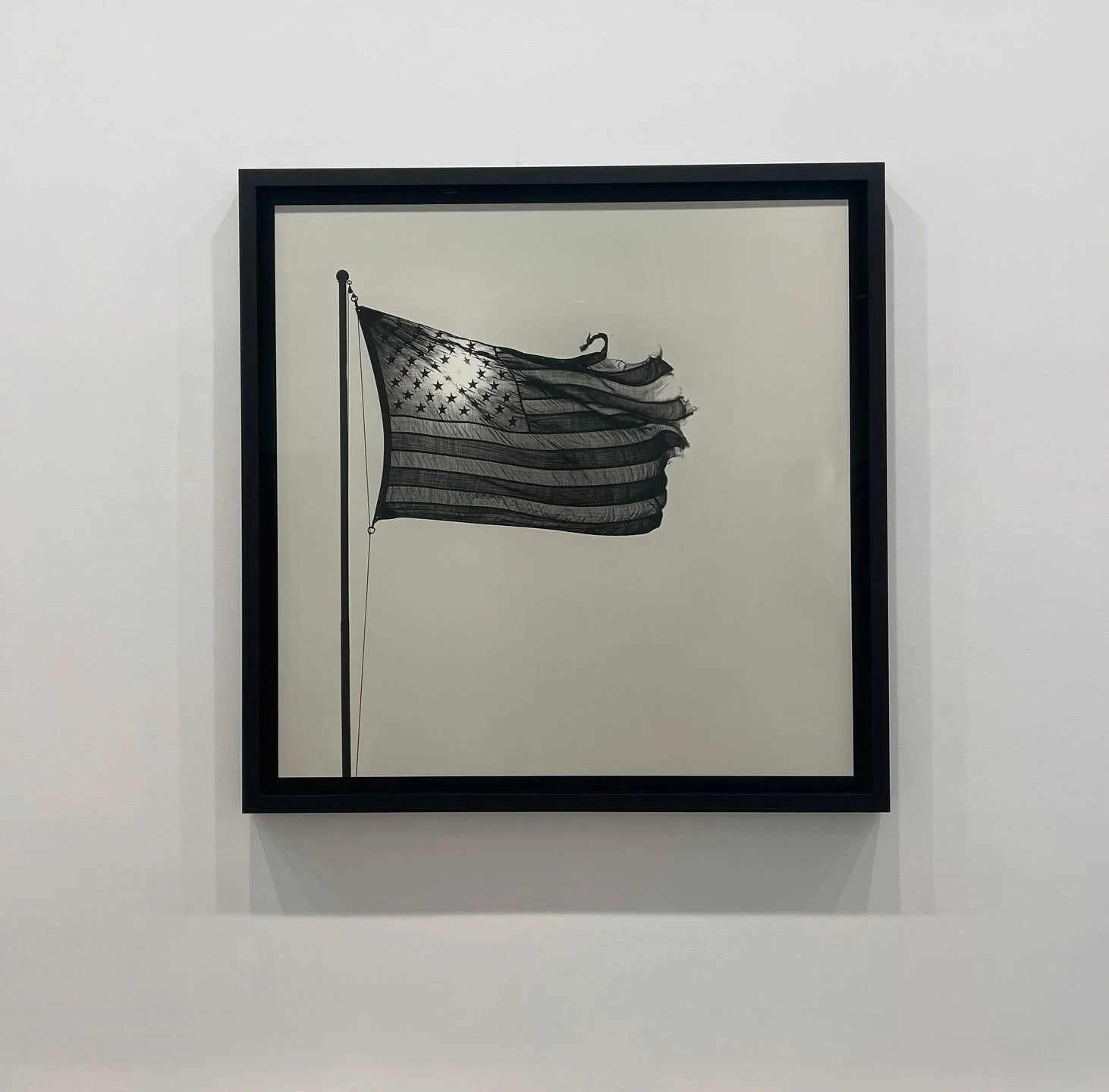 Large-scale silver gelatin prints of some of Robert Mapplethorpe&rsquo;s most emblematic photographs are on view through mid-April at Gladstone in Chelsea. Many of these images are familiar, but they register differently at this scale.
In American Fl