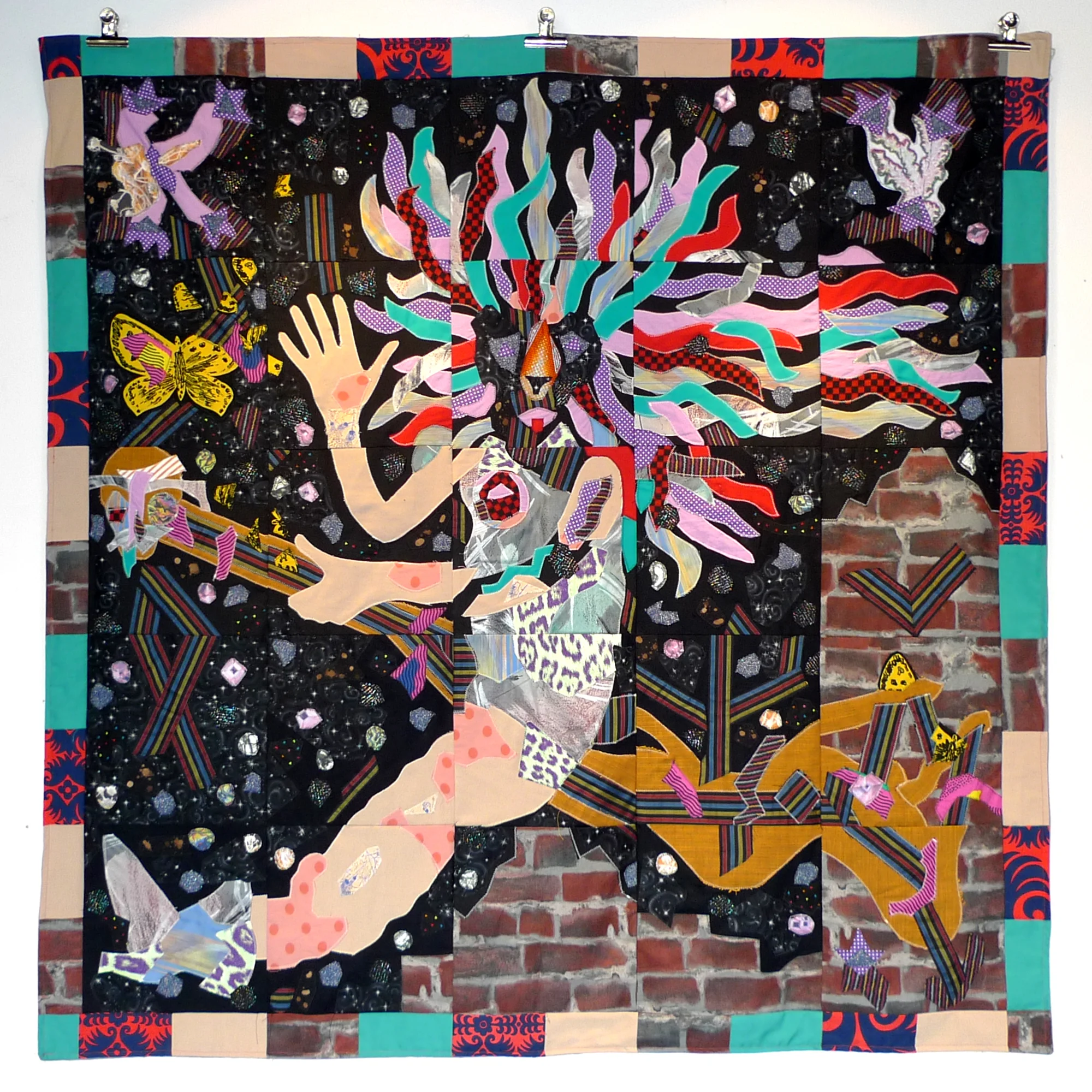 KY20 Celebration Flag, 160 cm x 160 cm, quilt, 2015