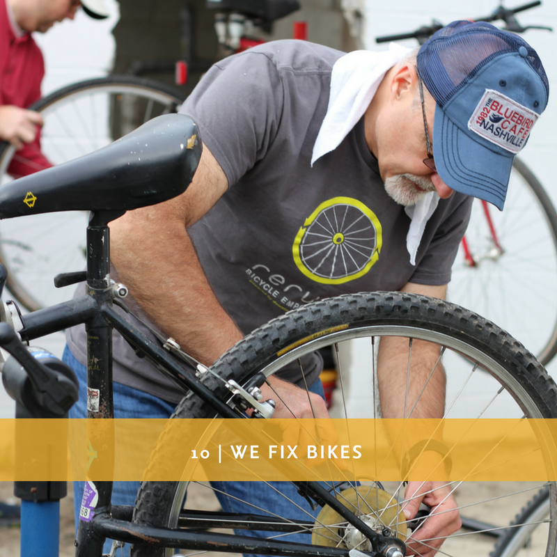 10 | We fix bikes