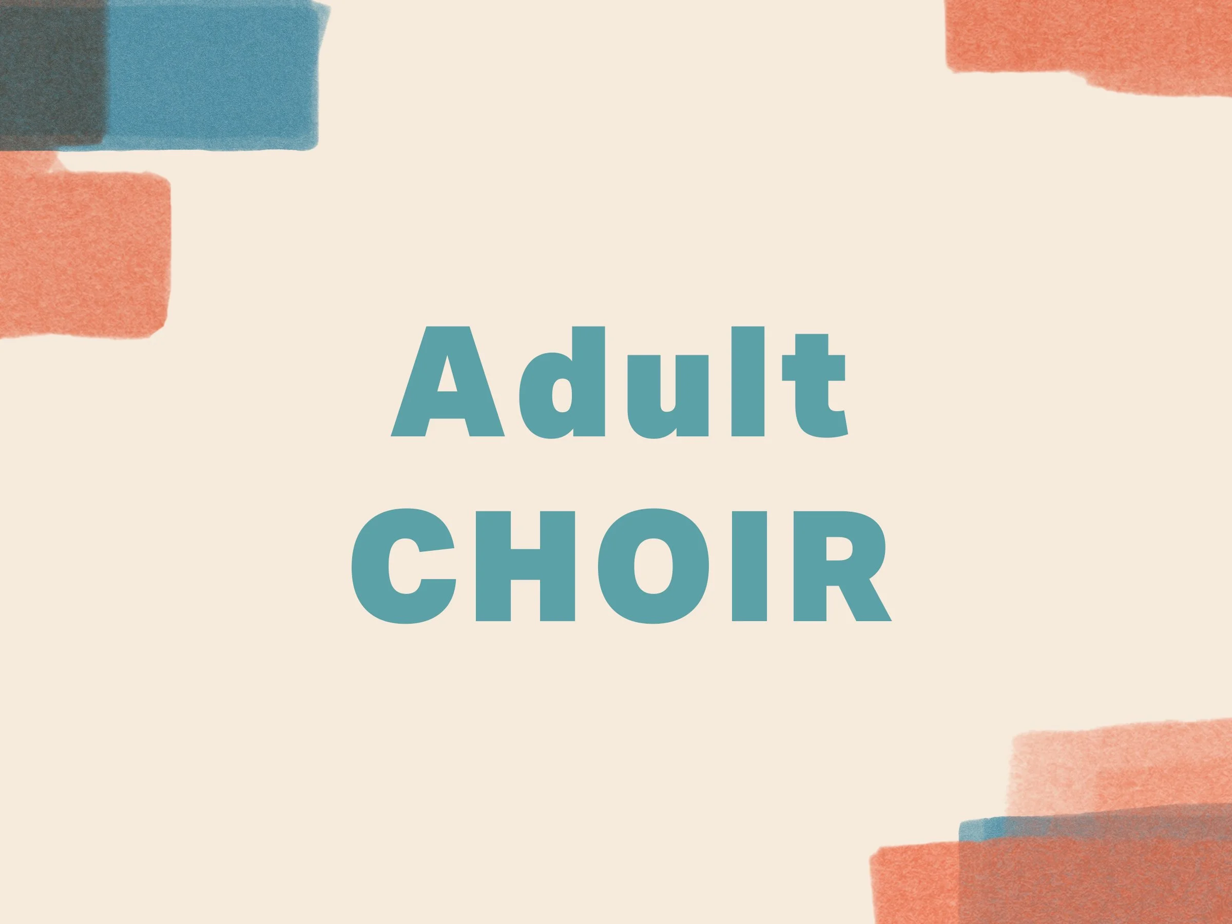 SING | Adult Choir