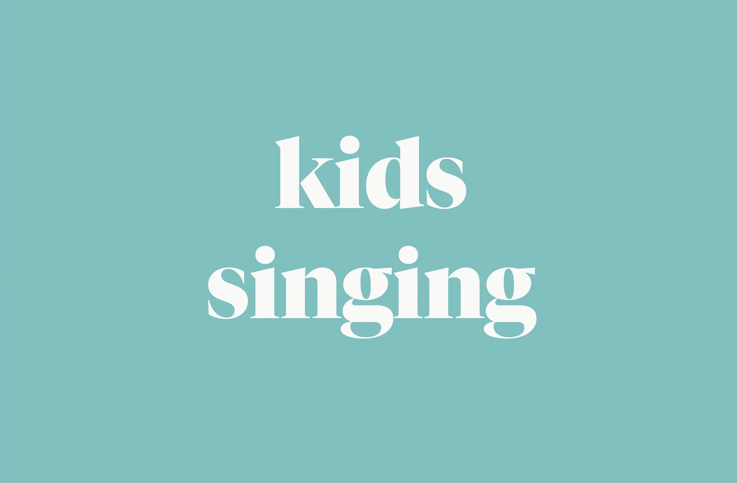 SING | Kids Singing on Stage