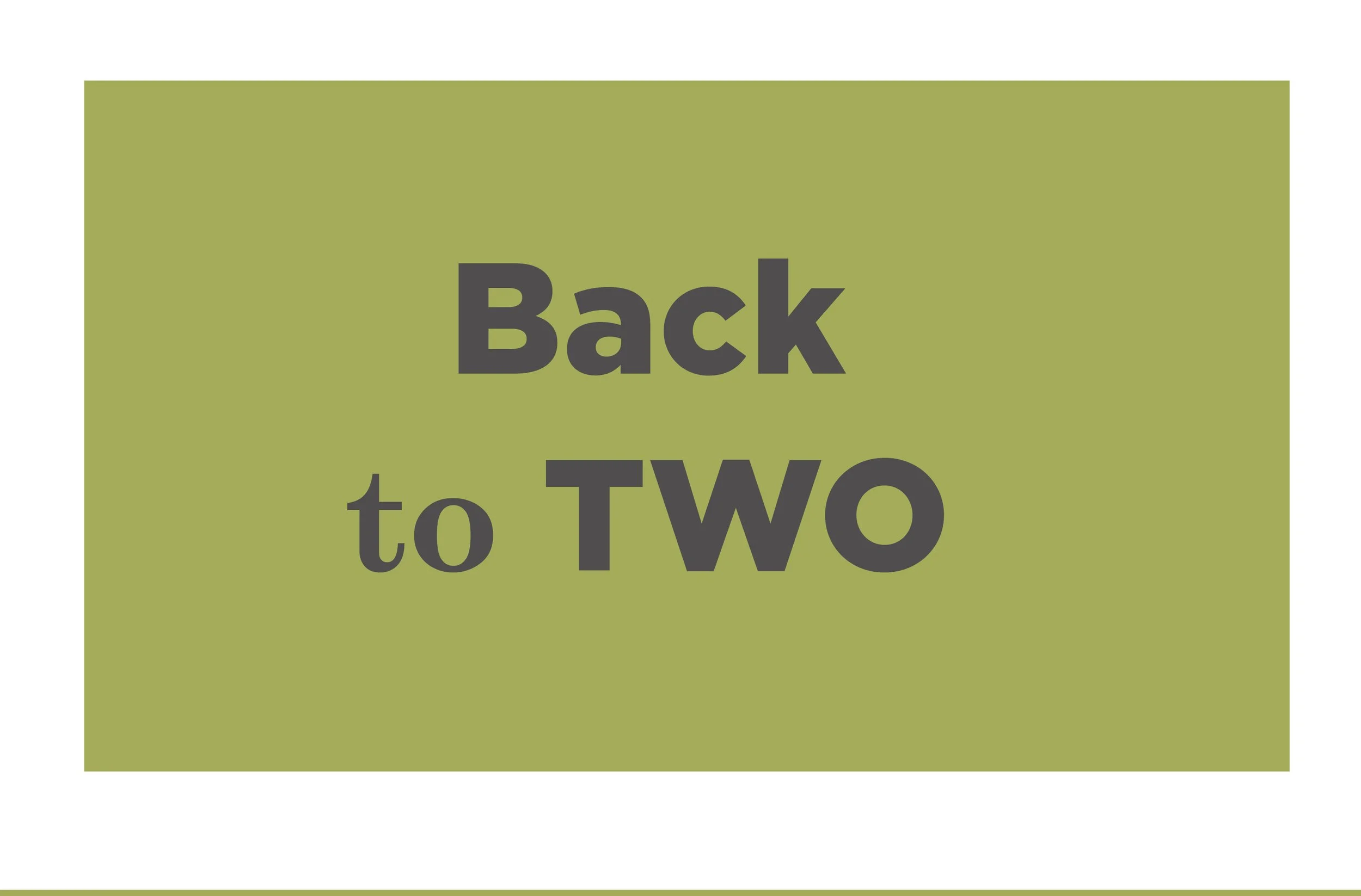 WORSHIP | Back to Two Services