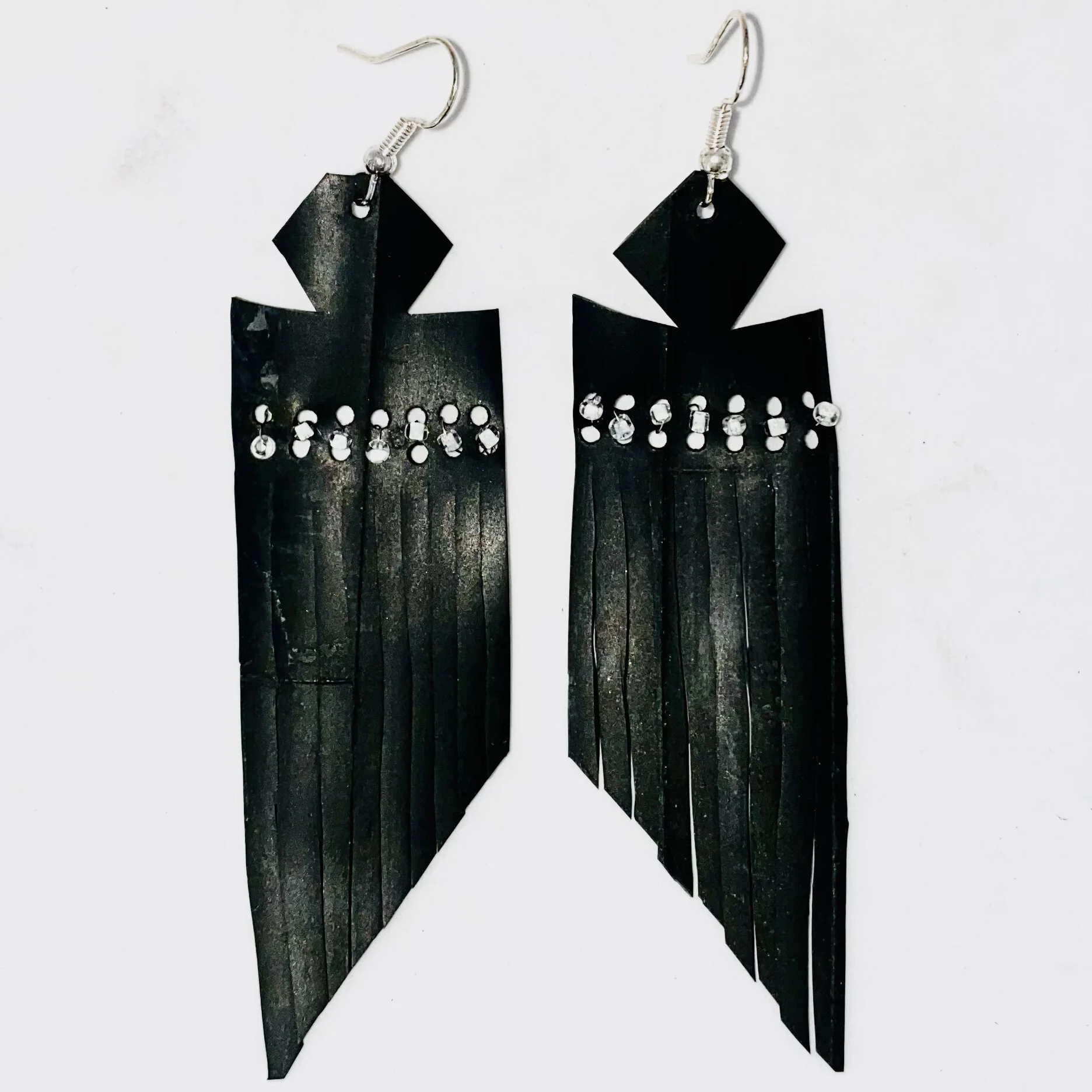 Large Beaded Earrings // $32