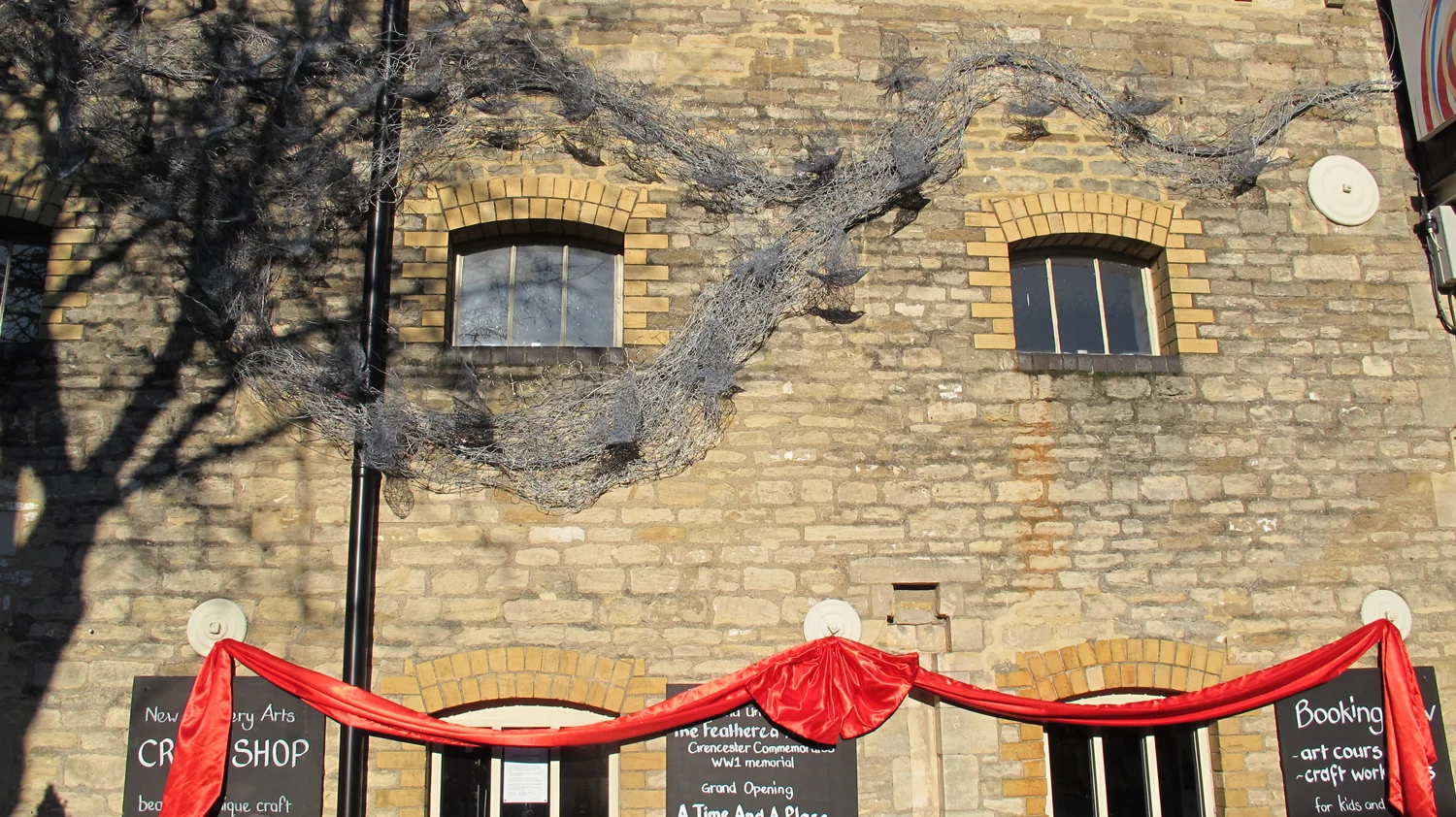The Feathered Aviator Exhibition New Brewery Arts Cirencester July 2014