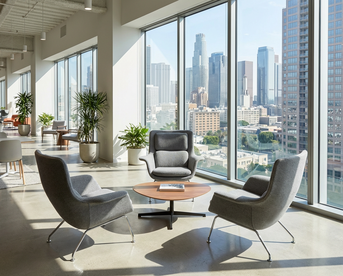 Firefly_Using the chair from the reference image- create an image of three chairs around a co 732963.png