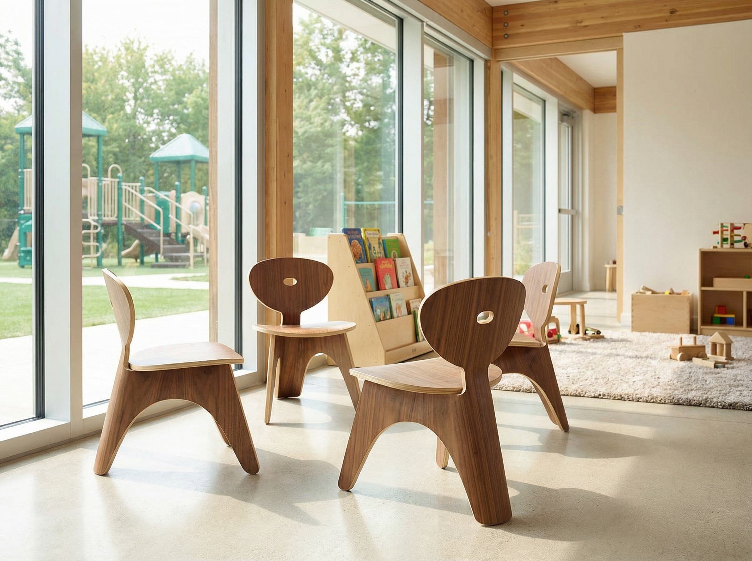 Firefly_Gemini Flash_A pre-school chair for children made out of a of molded plywood. The edges of the ply 900536.png