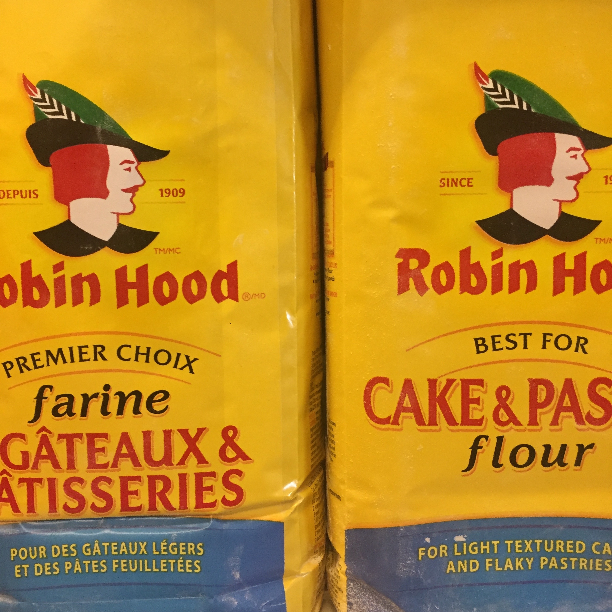 Cake & Pastry Flour:  7 - 10% Protein