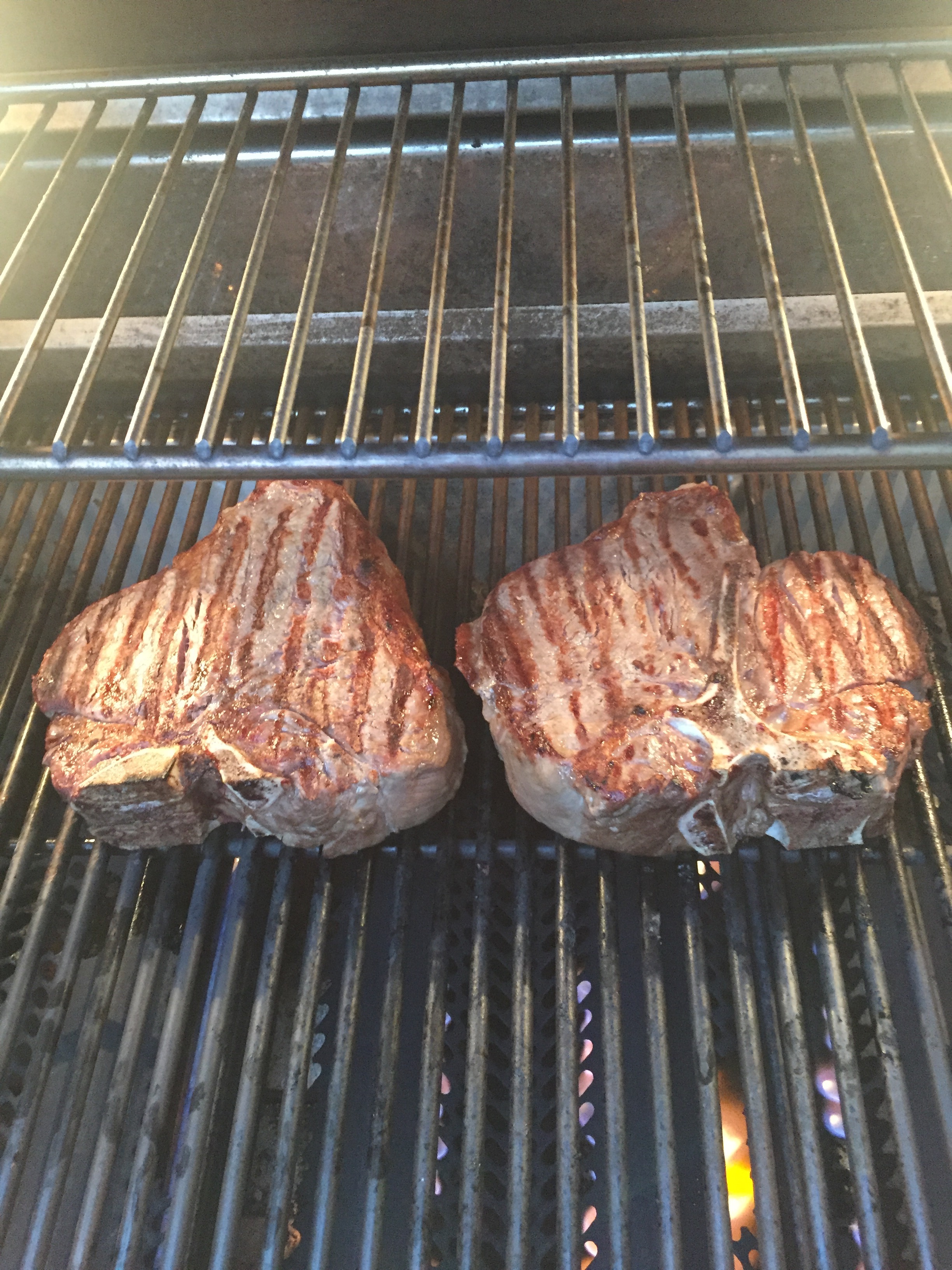 finishing steaks on indirect heat