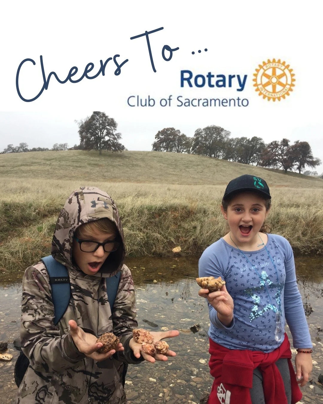Thank you to the Rotary Club of Sacramento for supporting Classrooms Unleashed. Your generosity makes it possible for 60 Sacramento students to participate in outdoor STEM learning. Through hands-on exploration, students are able to touch, feel, and 