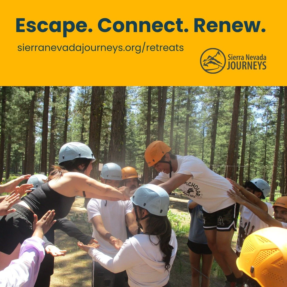 Two-Day, One-Night Corporate Retreats with Sierra Nevada Journeys

In 2026, give your team the gift of fresh air, fresh thinking, and meaningful connection. Our two-day, one-night corporate retreats at Sierra Nevada Journeys offer the perfect blend o