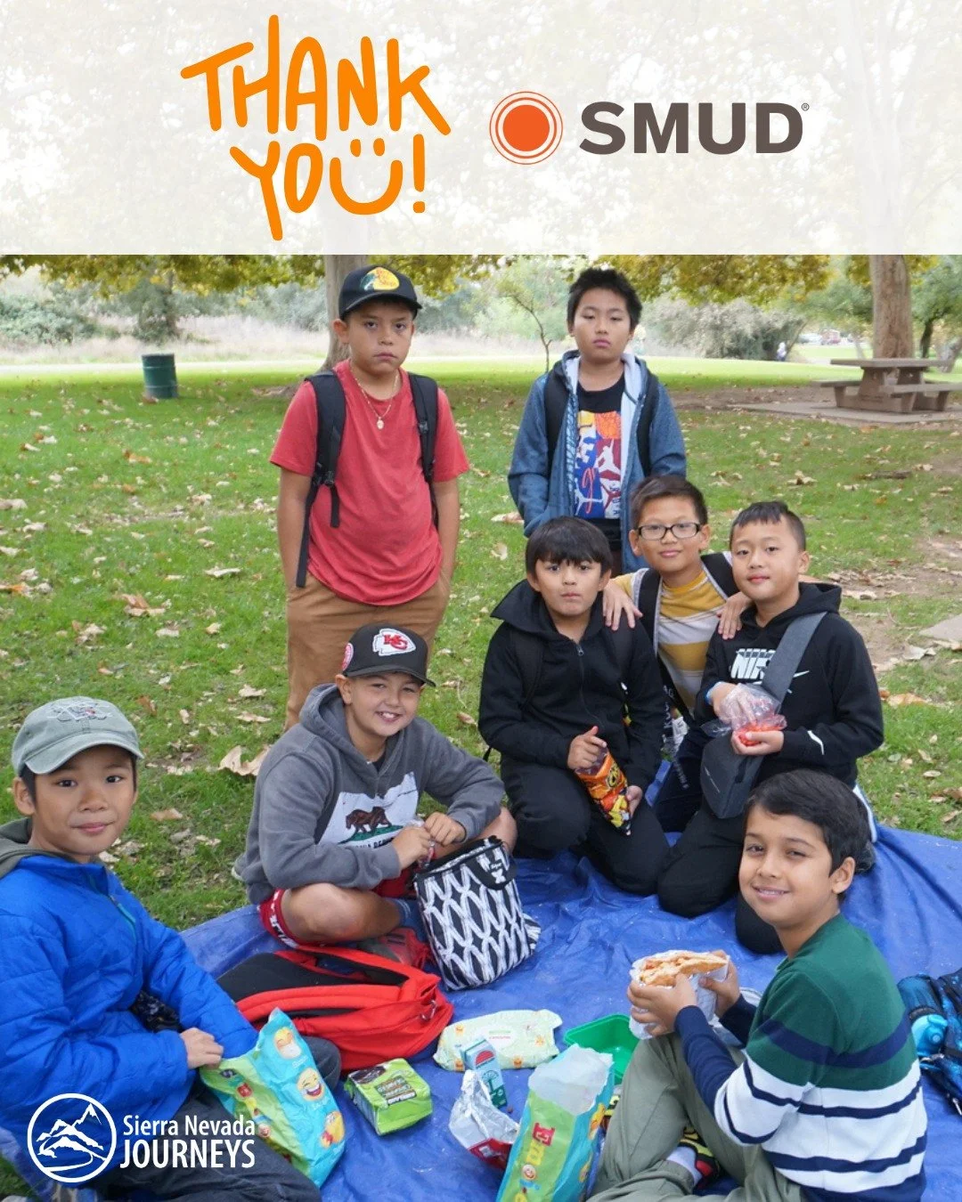 Thank you to SMUD Sustainable Communities for supporting STEM education through Sierra Nevada Journeys. Your partnership brings hands-on learning to students and supports educators in the Greater Sacramento area. We are grateful for your continued su
