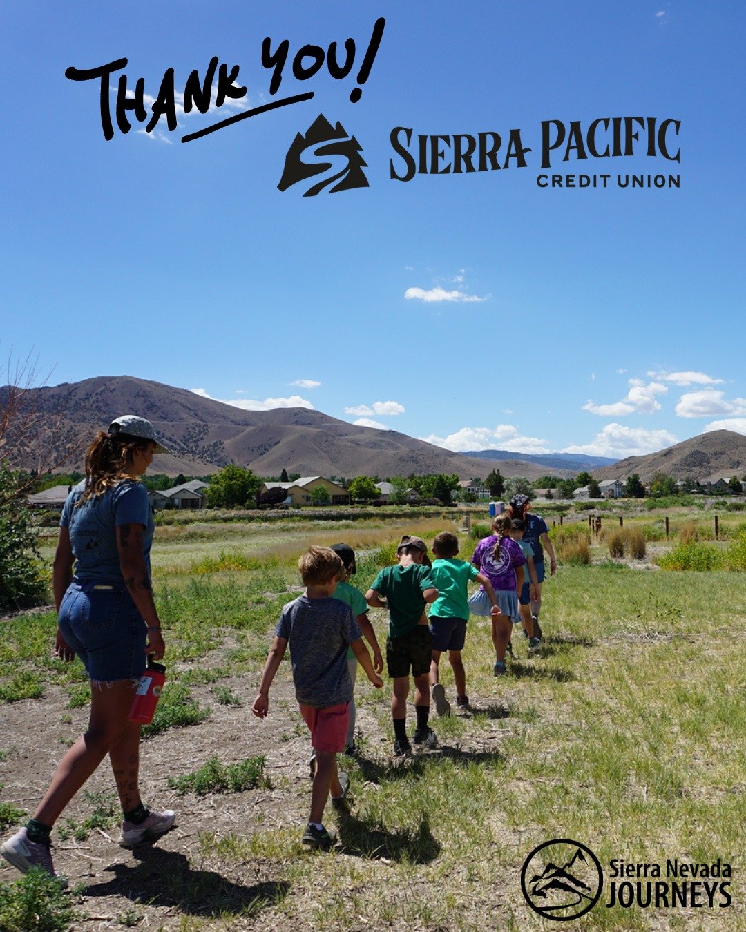 Support from Sierra Pacific Federal Credit Union helps Sierra Nevada Journeys deliver science-based learning experiences that build curiosity, confidence, and connection.

Partnerships like this strengthen programs that support students, families, an
