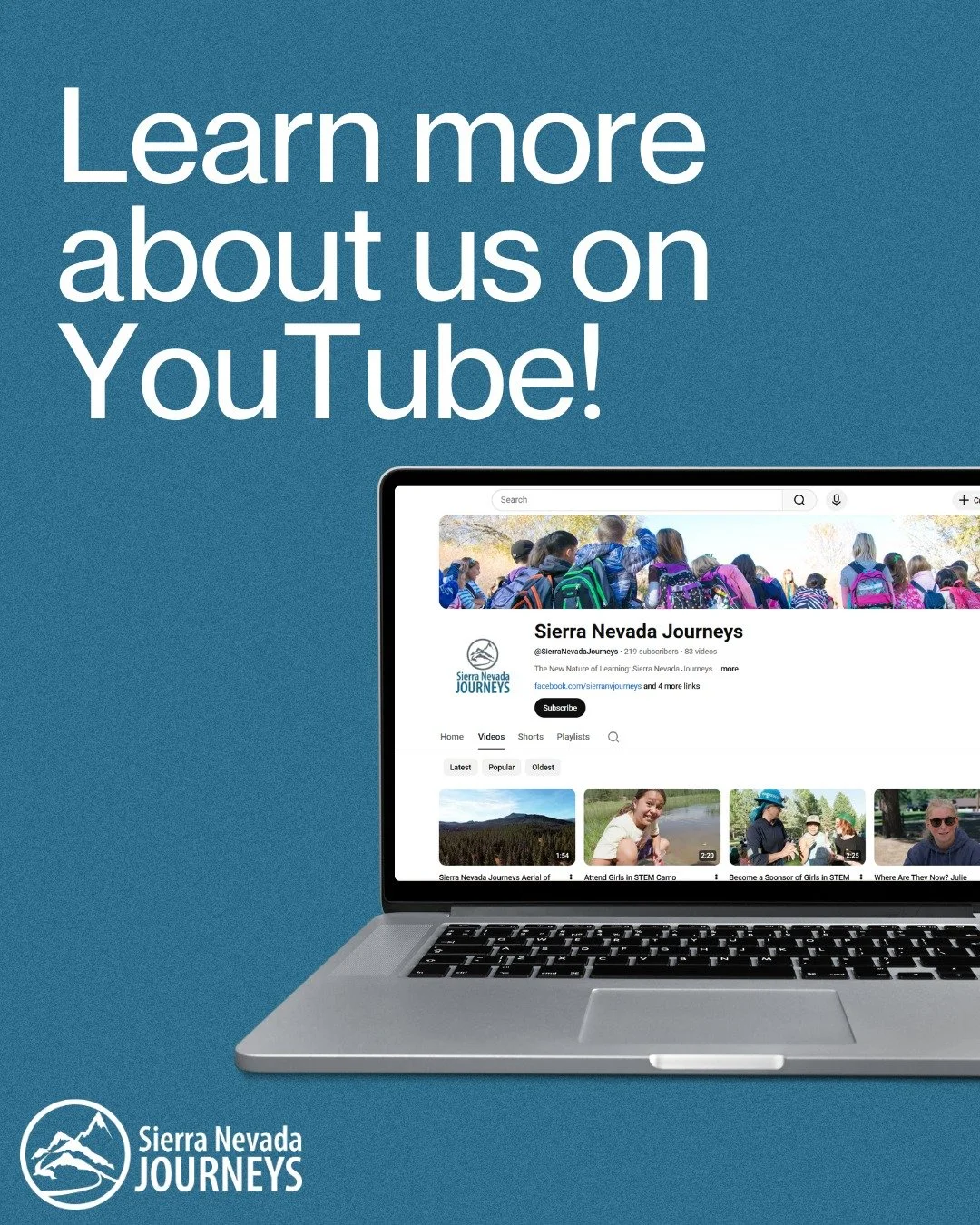 Thanks for spending March with us thinking about summer, learning, and what&rsquo;s ahead. 

Not sure yet about what Summer Camp is all about? Visit our YouTube channel and check out our awesome video library! www.youtube.com/@SierraNevadaJourneys