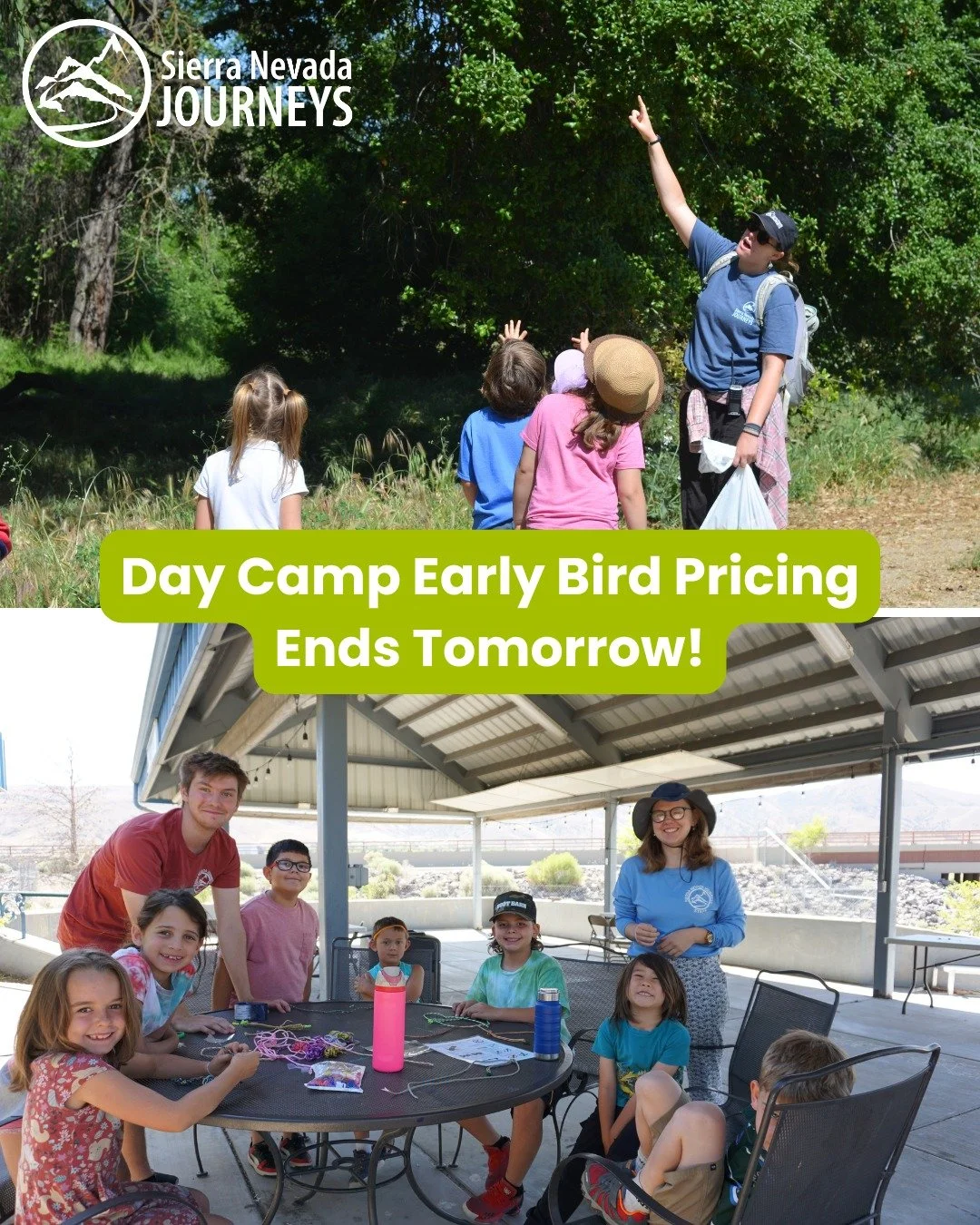 Early bird pricing for Summer Day Camp ends soon.

If you&rsquo;ve been thinking about summer plans, now is the time.

Give your child a summer of outdoor learning, confidence, and connection.