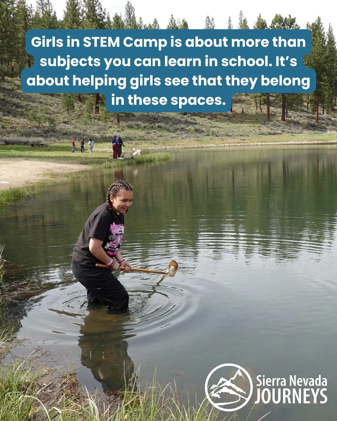 Q: Why do we focus on science, technology, engineering and math at Girls in STEM Camp?
A: Girls in STEM Camp is about more than subjects you can learn in school. It&rsquo;s about helping girls see that they belong in these spaces. Through hands-on, o