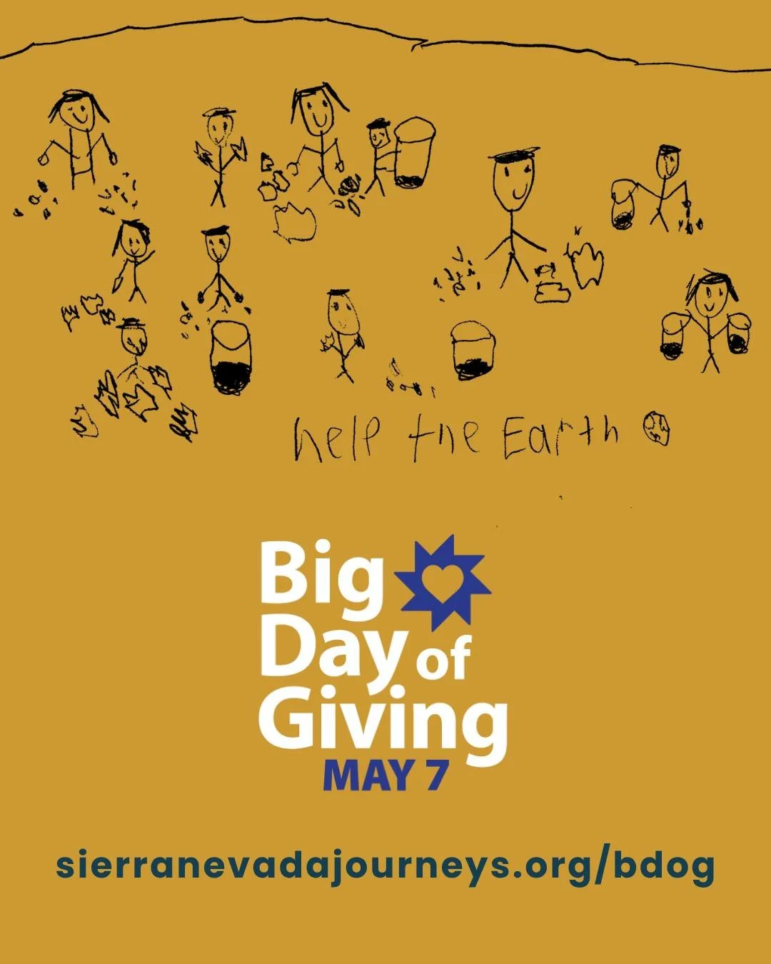 Double your donation. Thanks to Michael Yarnes, one of our generous donors, your gift that is made today with Sierra Nevada Journeys as part of #BDOG2026 will be matched. That means twice as many youth will have the opportunity to attend our outdoor 