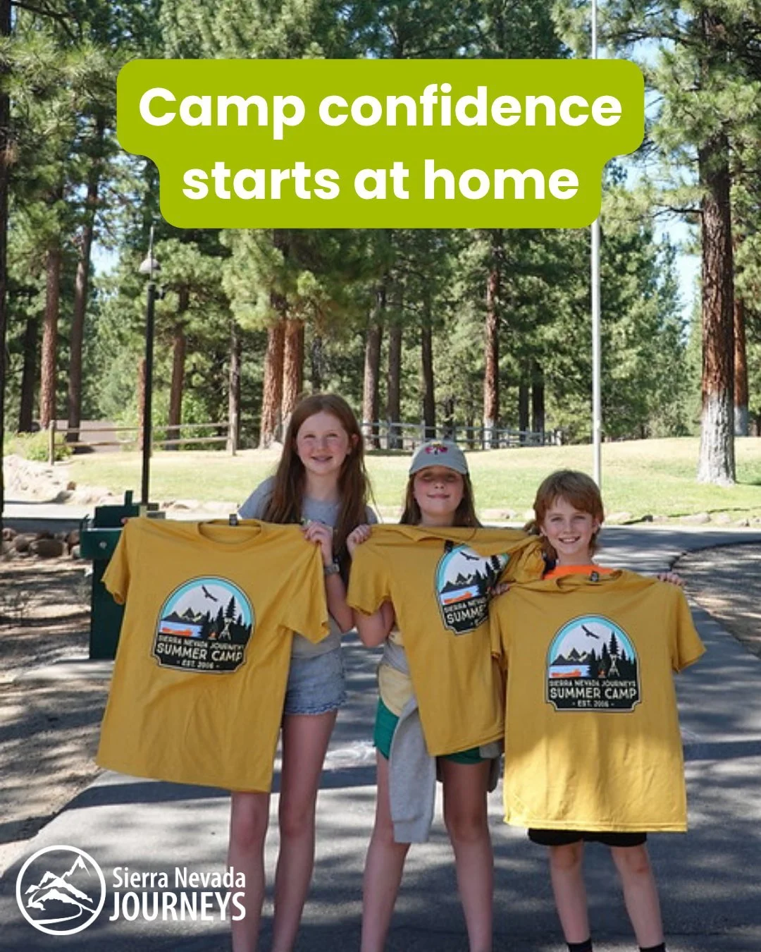 Camp confidence starts at home. Encourage your child to help pack their own bag, organize their belongings, and practice being away from screens before camp begins. These small steps help campers feel ready for independence.