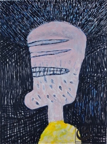 Head, 2011. Acrylic on Canvas, 24” x 18” 