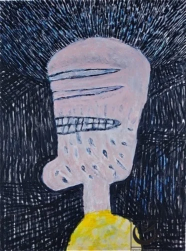 Head, 2011. Acrylic on Canvas, 24” x 18”