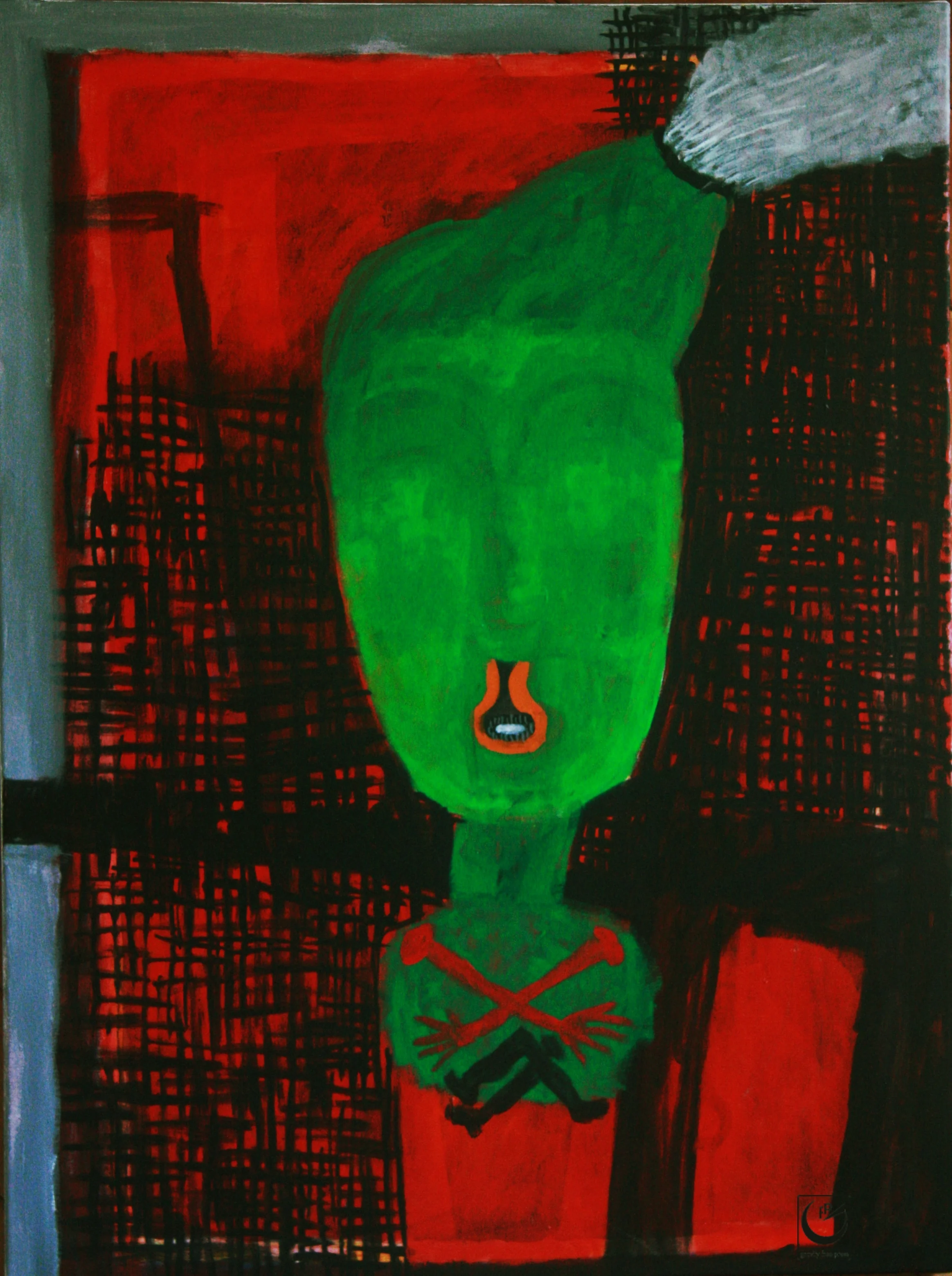 The Dream, 2017. Acrylic on canvas, 40" x 30"