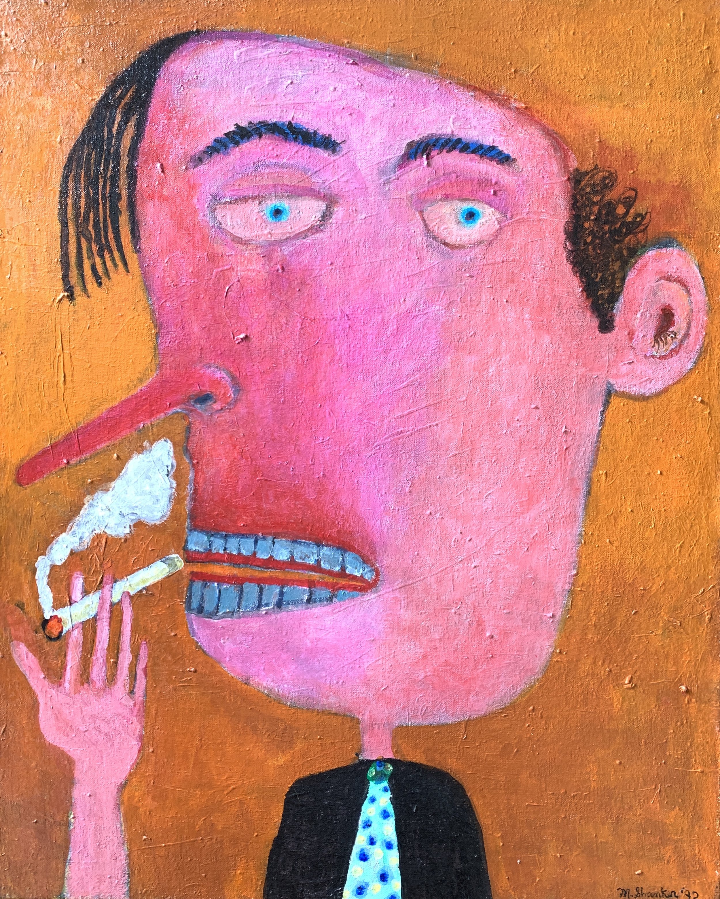 Man with Cigarette, 1992