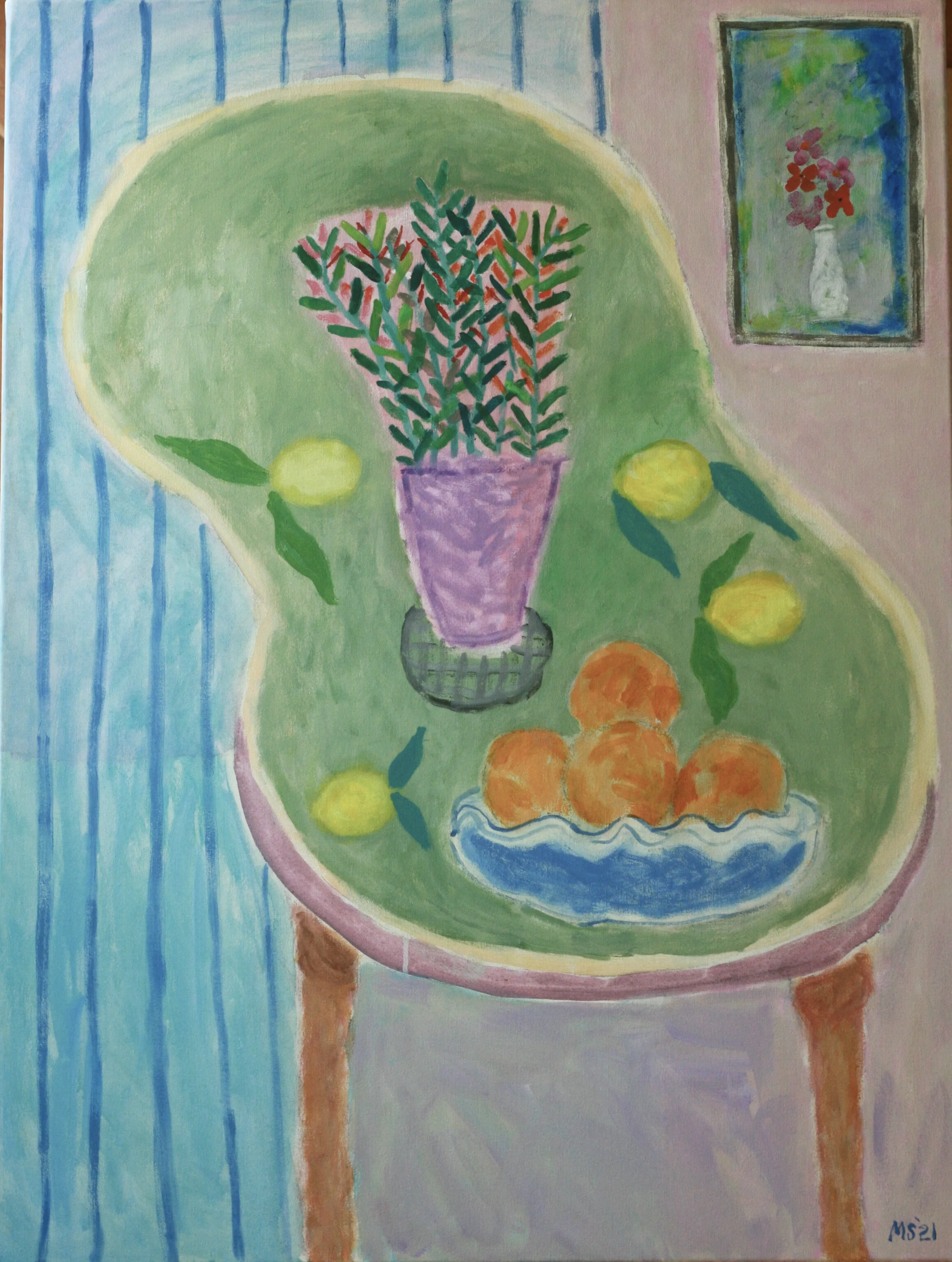 Still Life with Oranges