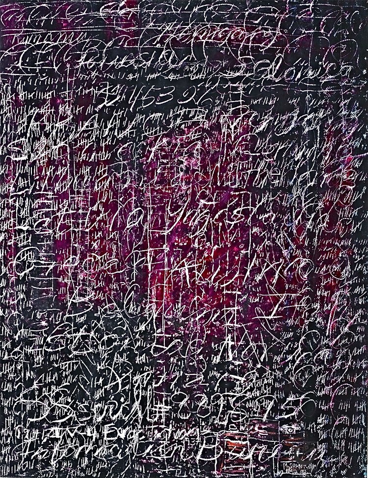PORTRAIT OF ADOLF EICHMANN, Wax Crayon on paper, 18" X 24," 2013