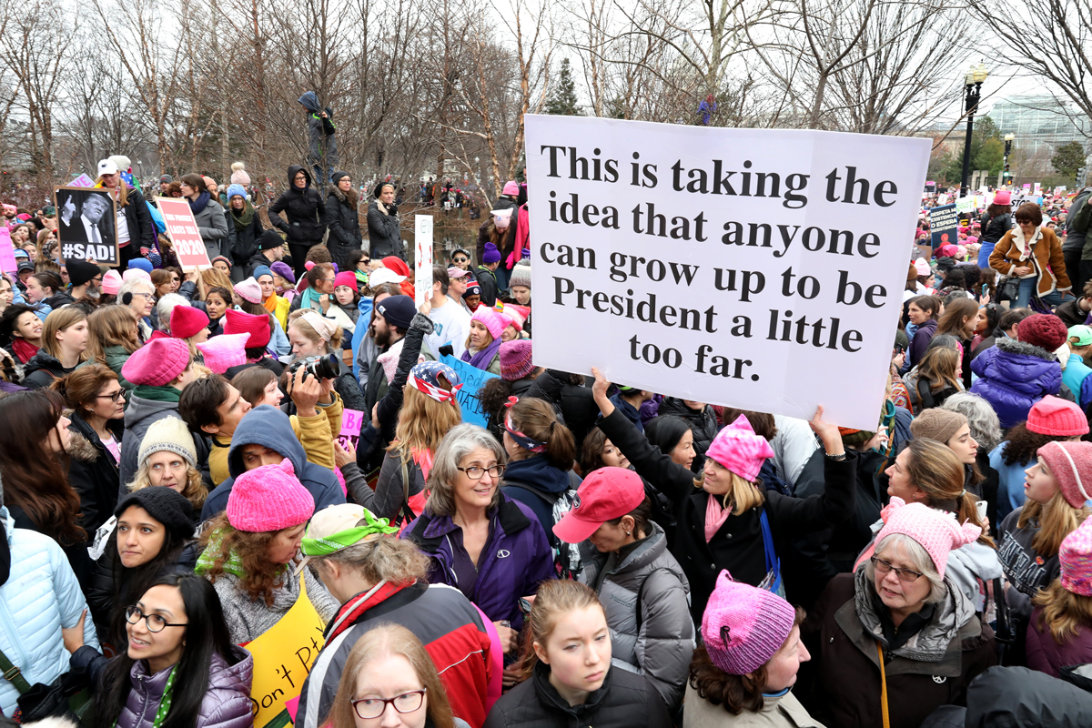 Too Far | The Women's March | Washington, DC | January 21, 2017